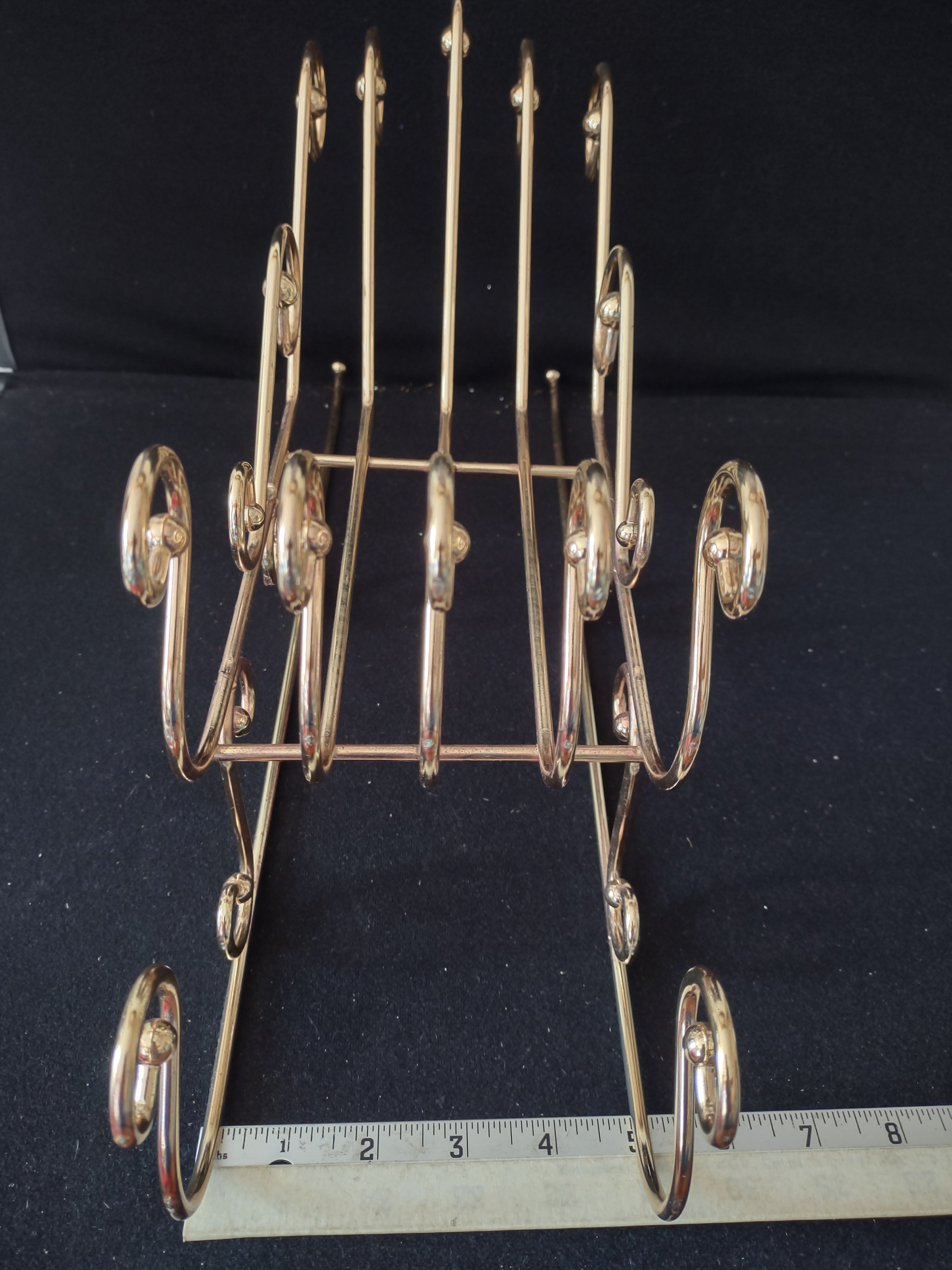 Vintage Home Interiors Homco Christmas Brass Plated Santa Sleigh (Lot 3839)