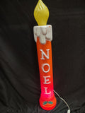 Vintage Christmas Blow Mold Candle 37" (lot 2333)