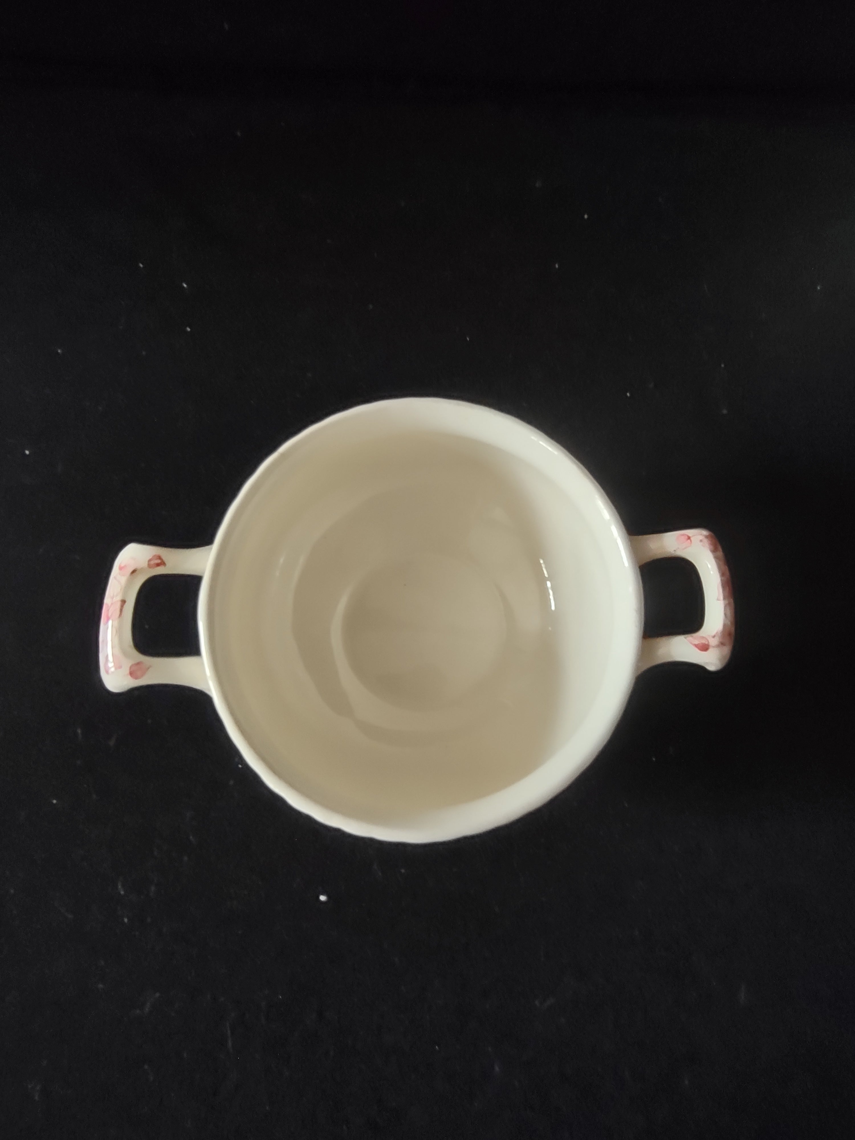 Vintage Johnson Brothers Creamer Open Sugar Bowl Castle On The Lake (Lot 5544)