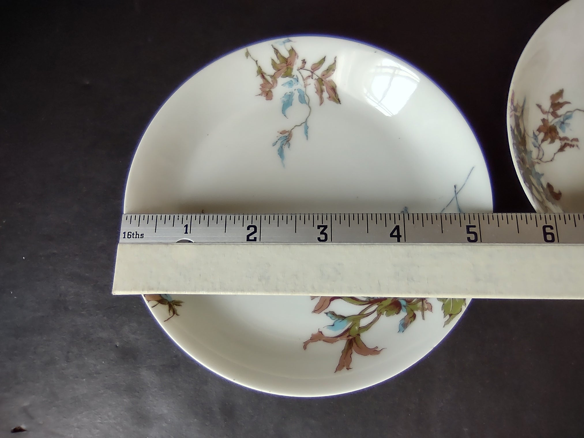 Depose Haviland Limoges Pink Brown Cornflower 2 x Small Bowl (lot 967)