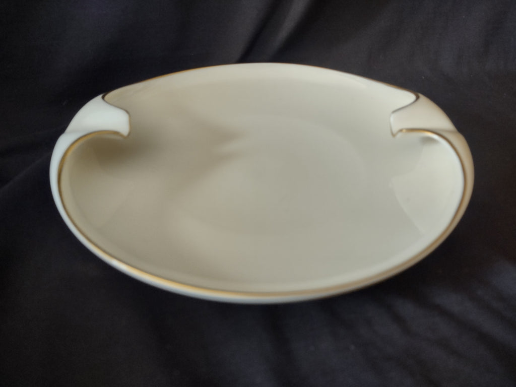 Vintage Lenox MCM Porcelain Gold Trim Ashtray 8" (lot 1980)