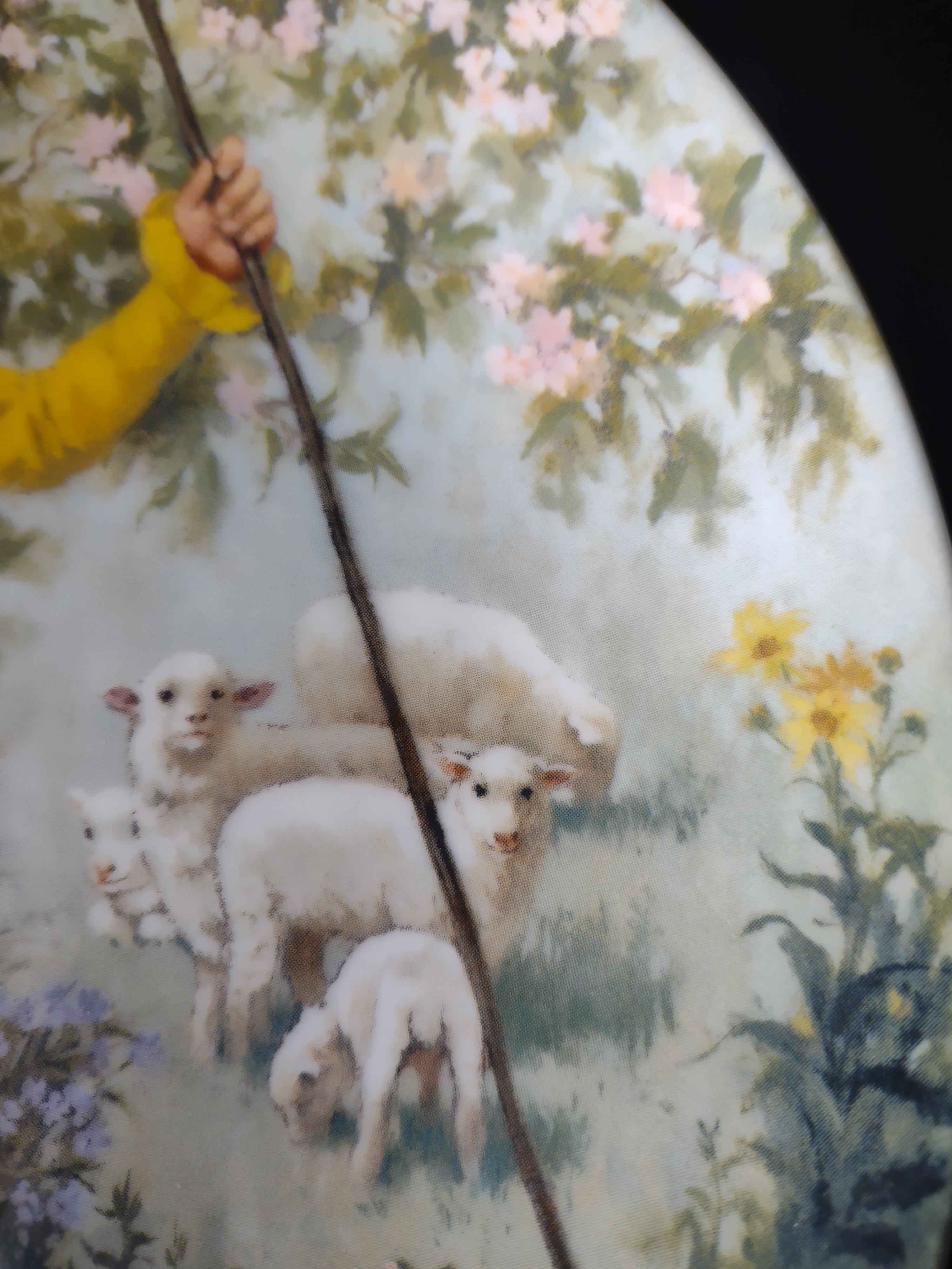 Vintage Mother Goose Collector Plate 5th Issue Little Bo Peep (Lot 5115)