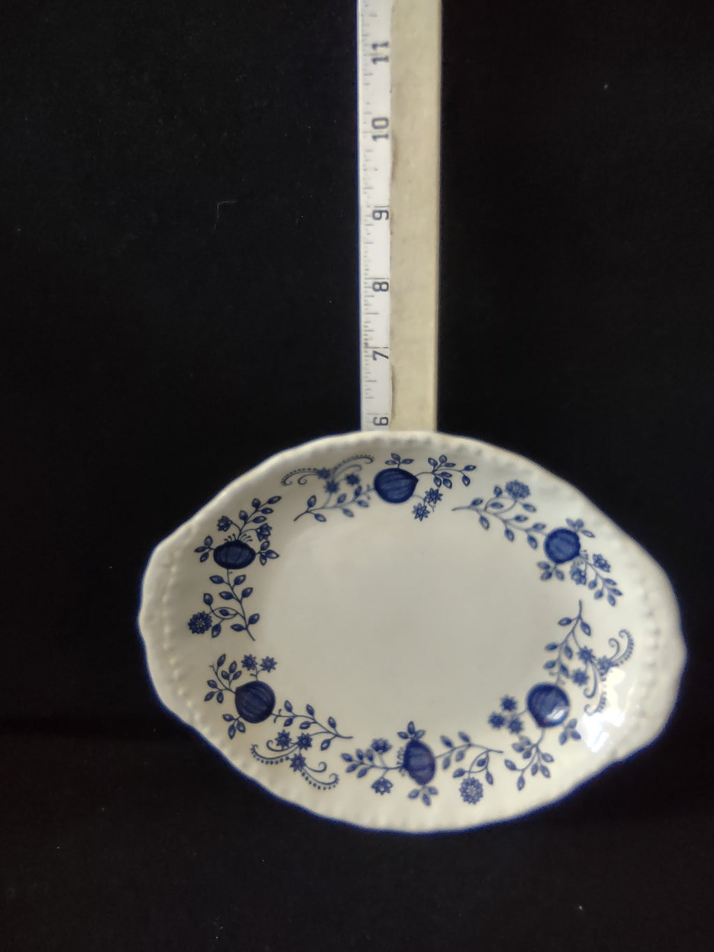 Vintage Enouch Wedgwood Blue Heritage Small Serving Dish Ironstone England(5972)