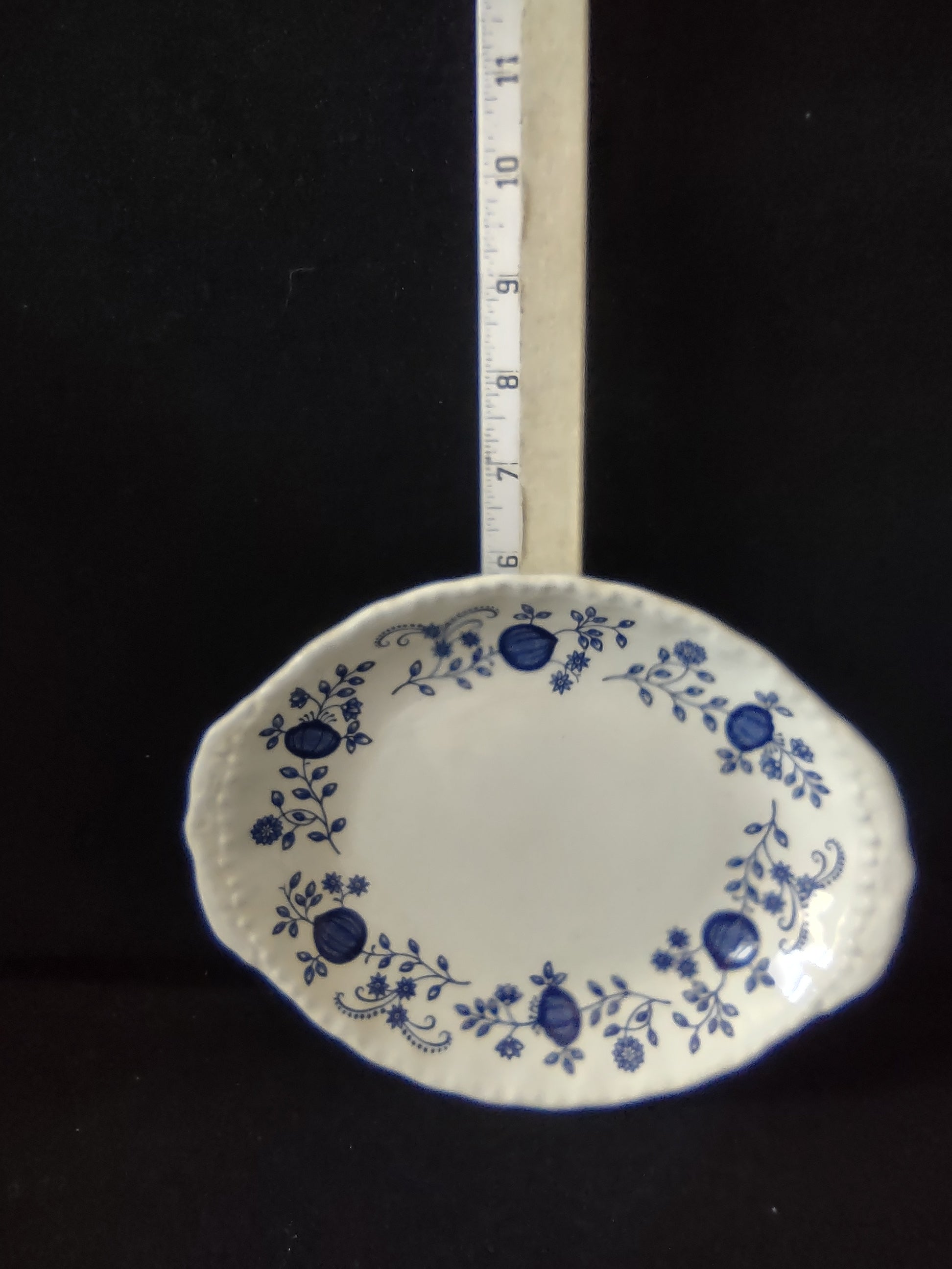 Vintage Enouch Wedgwood Blue Heritage Small Serving Dish Ironstone England(5972)