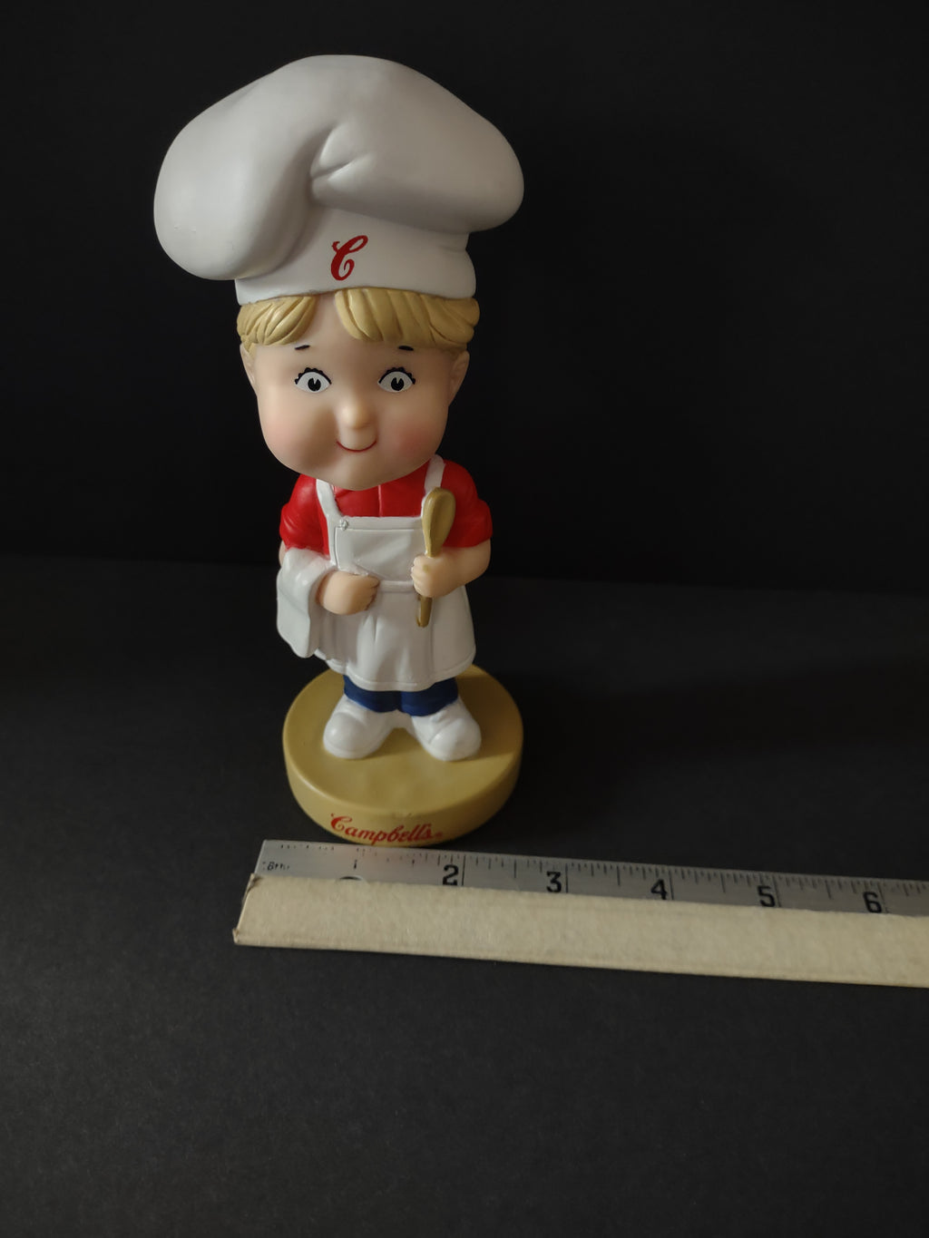 Vintage Christmas 2002 Campbells Collectible Bobble Head Boy (Lot 4713)