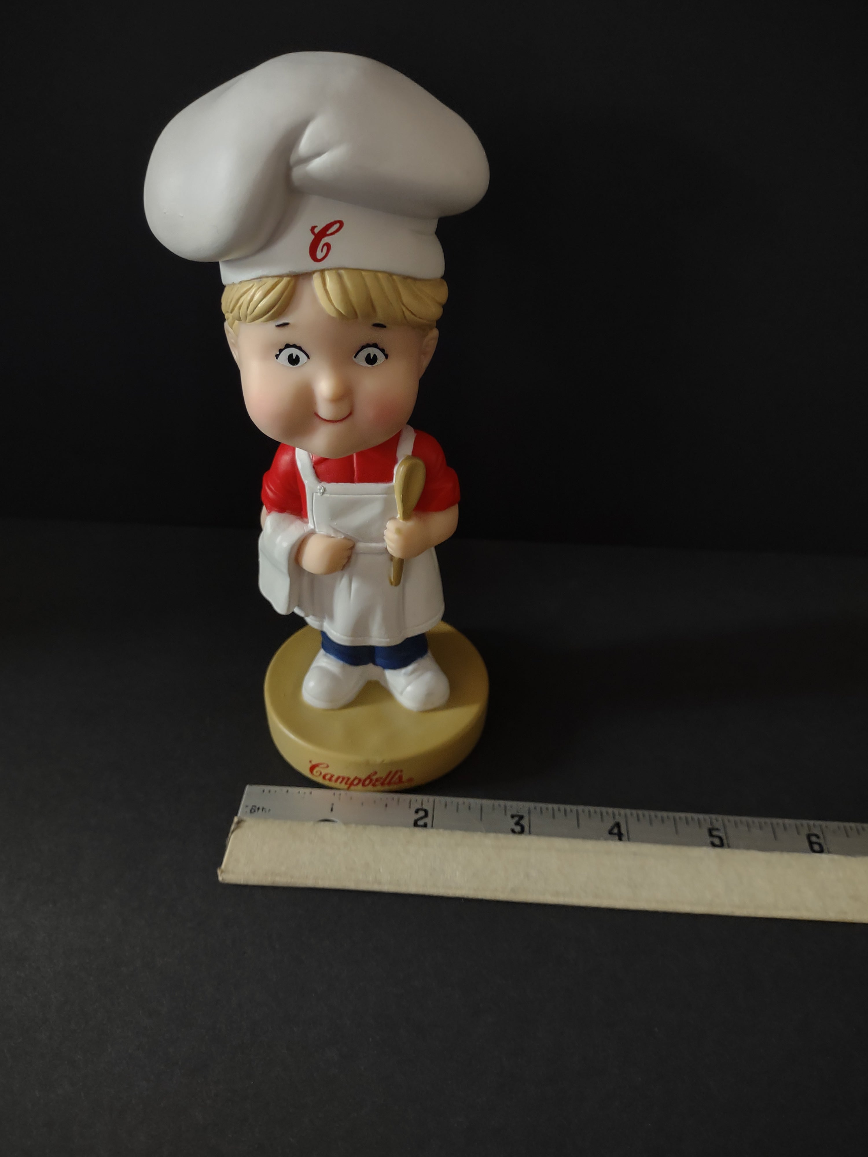 Vintage Christmas 2002 Campbells Collectible Bobble Head Boy (Lot 4713)