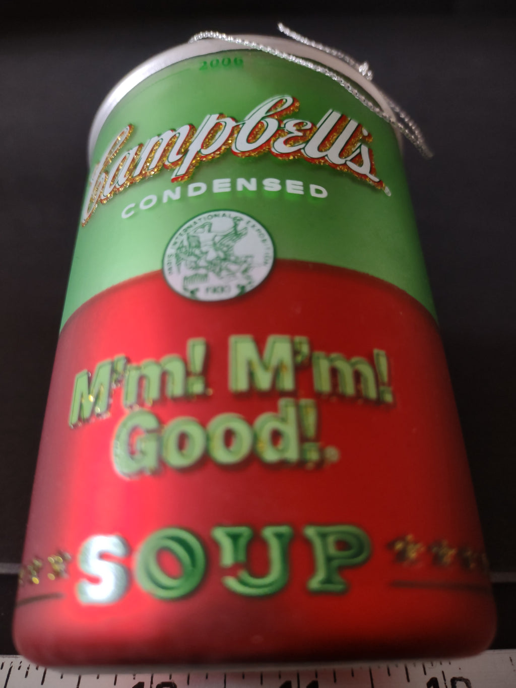 Vintage Christmas 2006 Campbells Collector Edition Soup Can IMPERFECT (Lot 4709)