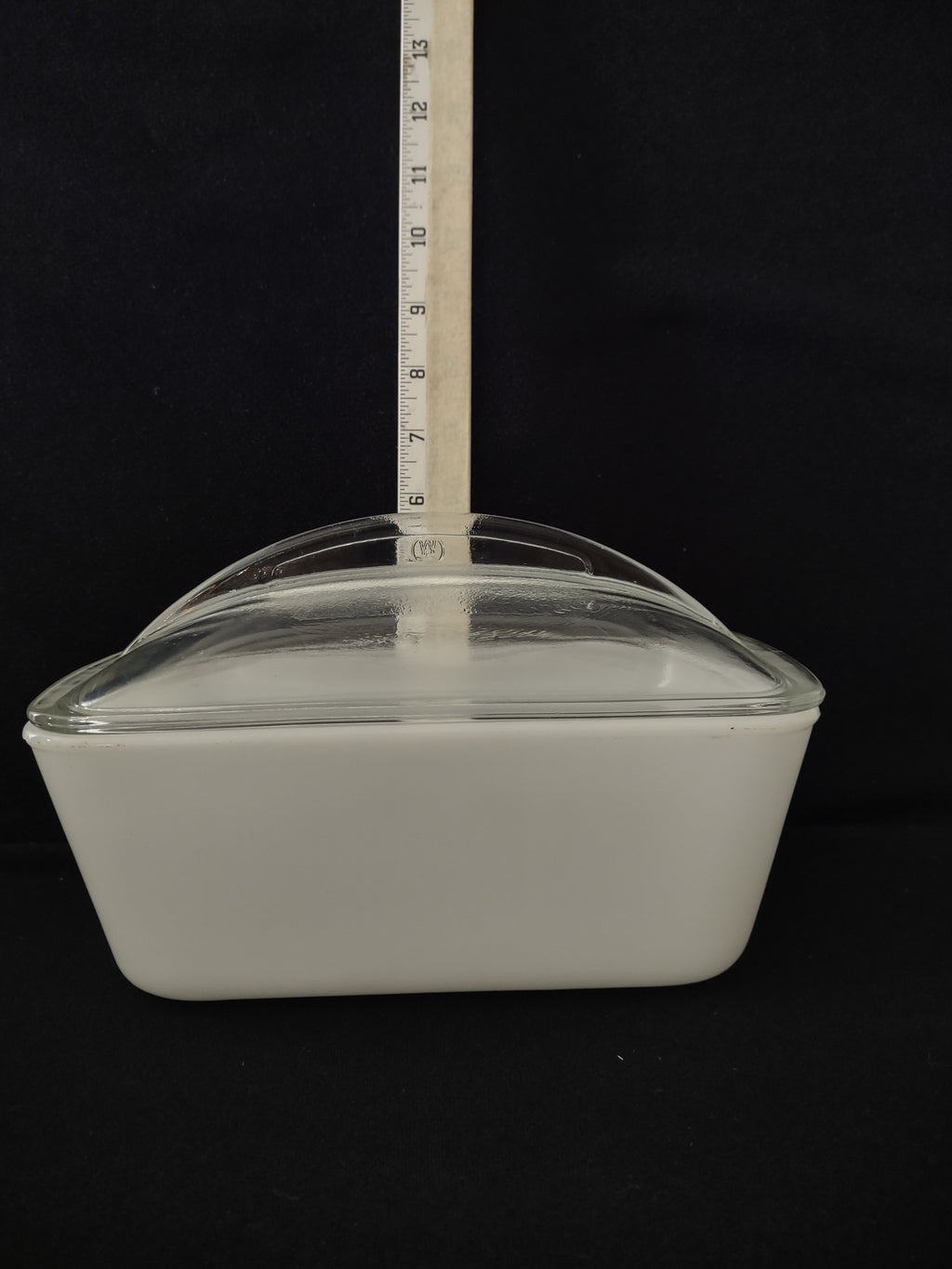 Vintage Westinghouse Milk Glass Loaf & Casserole Dish One Lid ONLY (Lot 3095)