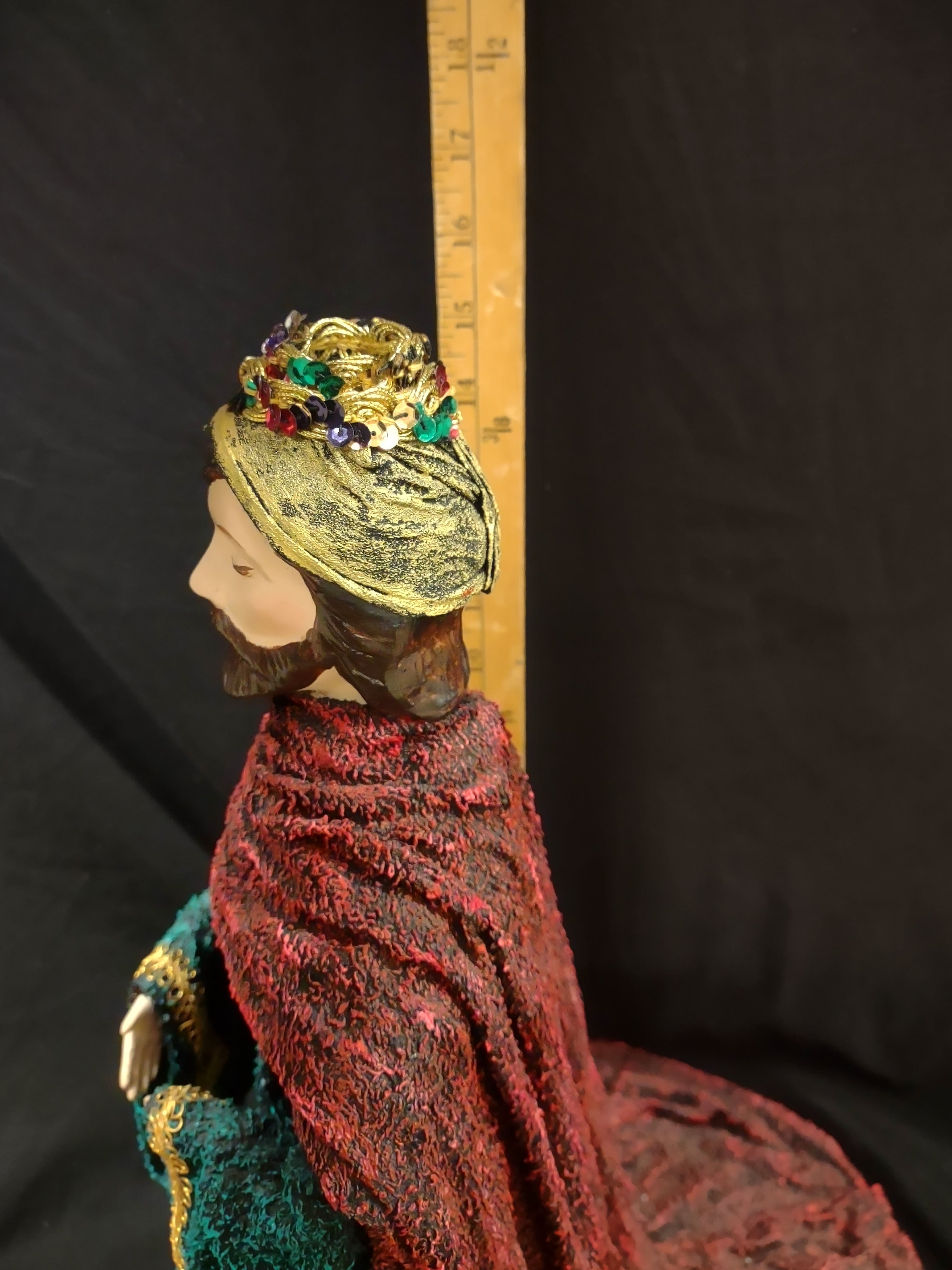 Vintage Christmas Nativity Wise Man 16" (lot 1337)