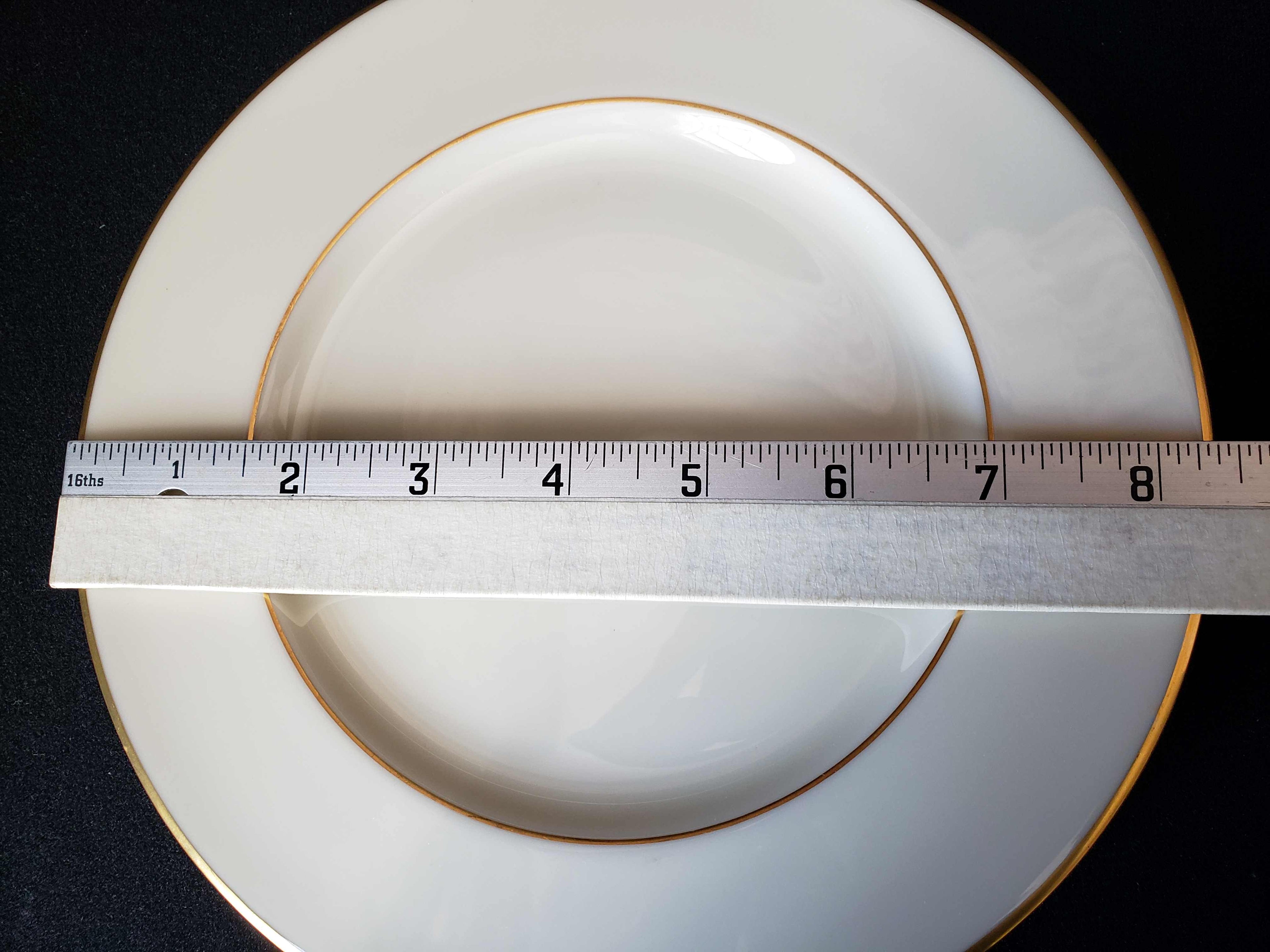 Vintage Lenox Mansfield Salad or Luncheon Plate 8-1/2"(lot 1969)