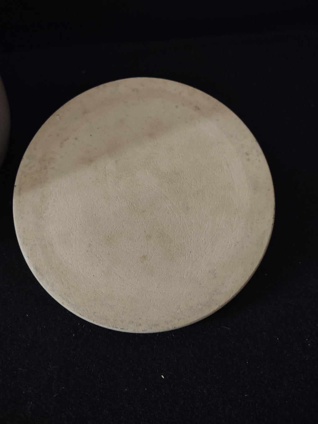 Vintage Home Garden Party Magnolia Collection Stoneware Canister Lid (Lot 3745)