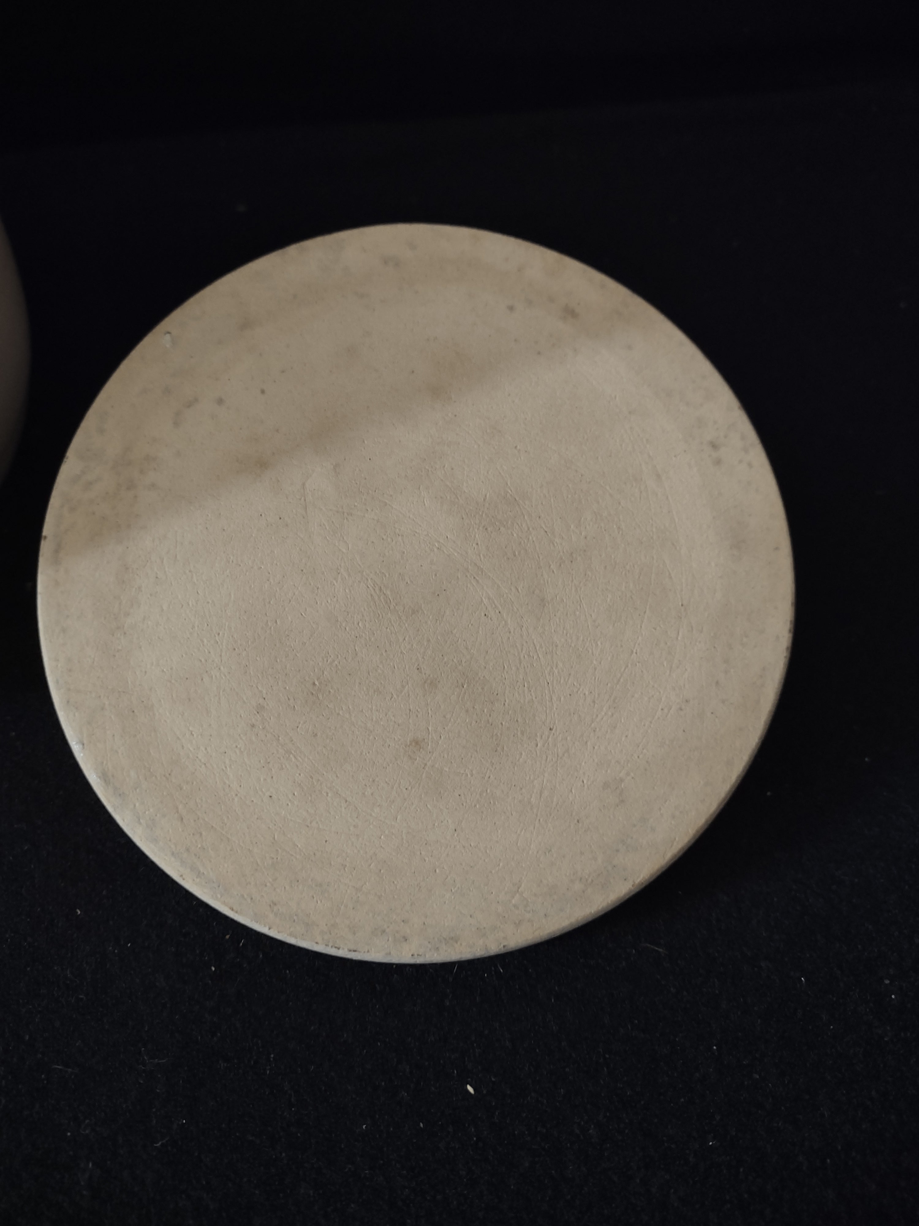 Vintage Home Garden Party Magnolia Collection Stoneware Canister Lid (Lot 3745)