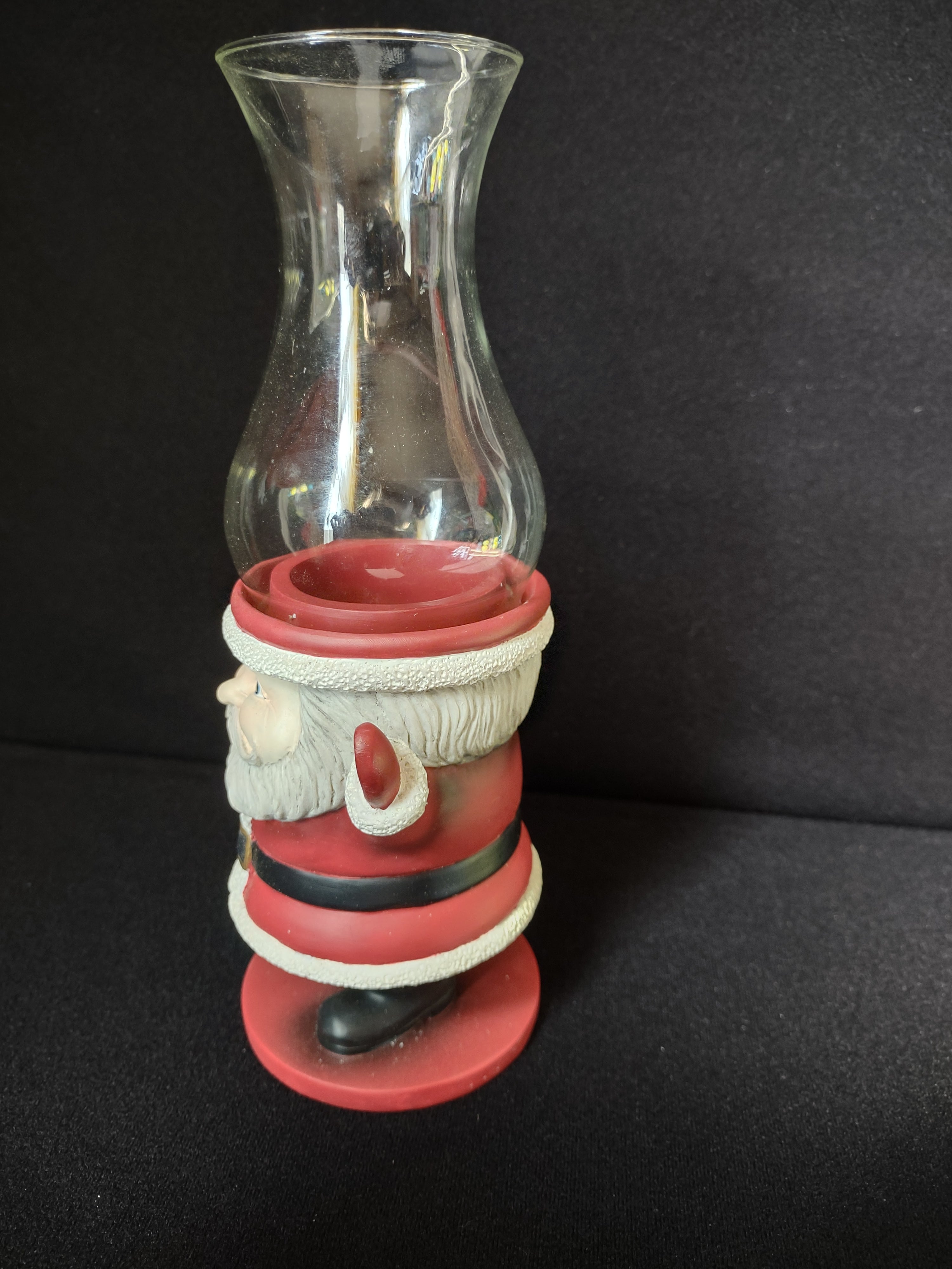 Christmas Mini Santa Tabletop Liquid Candle - NOT INCLUDED Lamp (lot 1517)