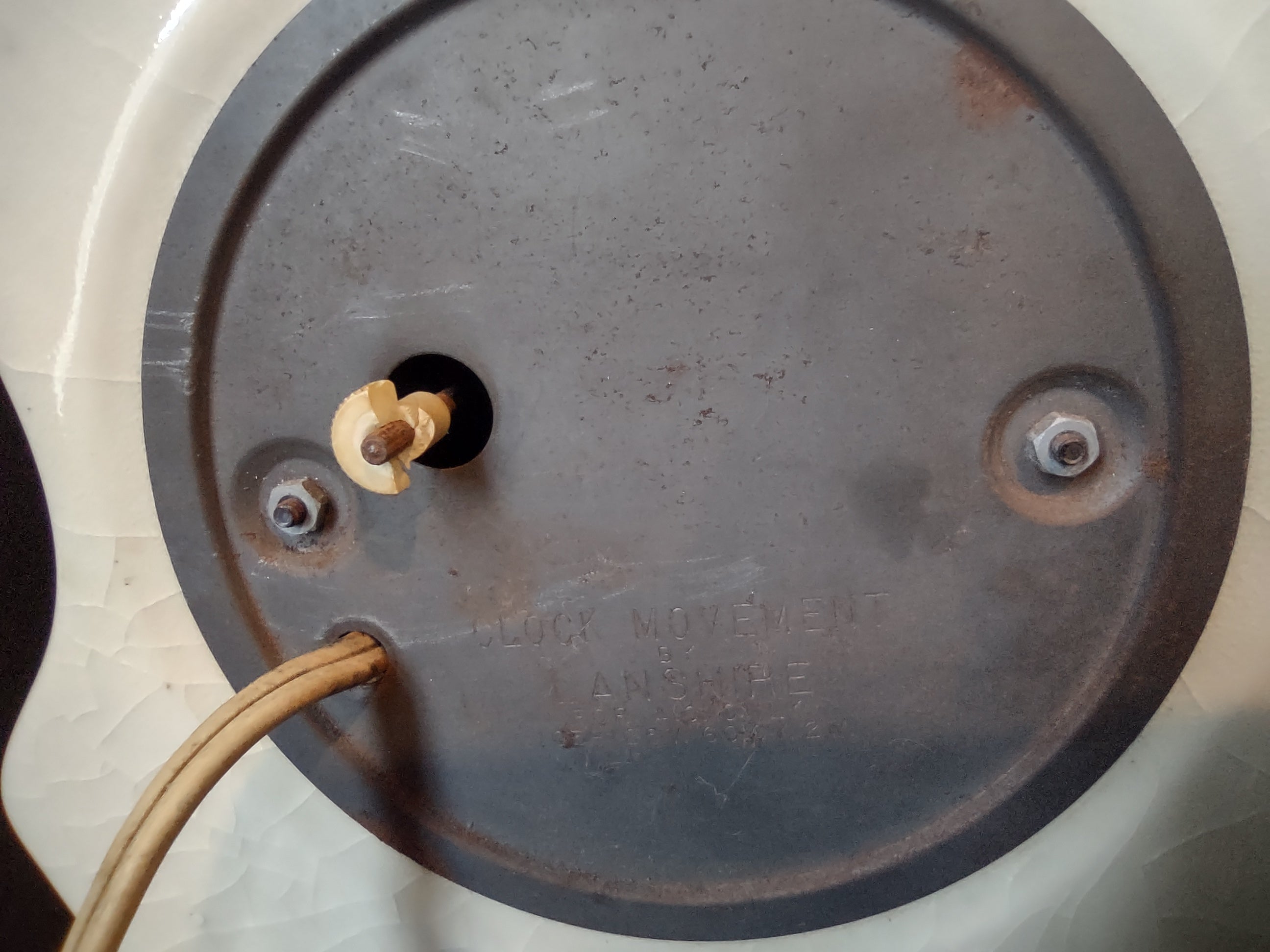 Vintage Electric Plug In Clock Movement for Lanshire (lot 2637j)