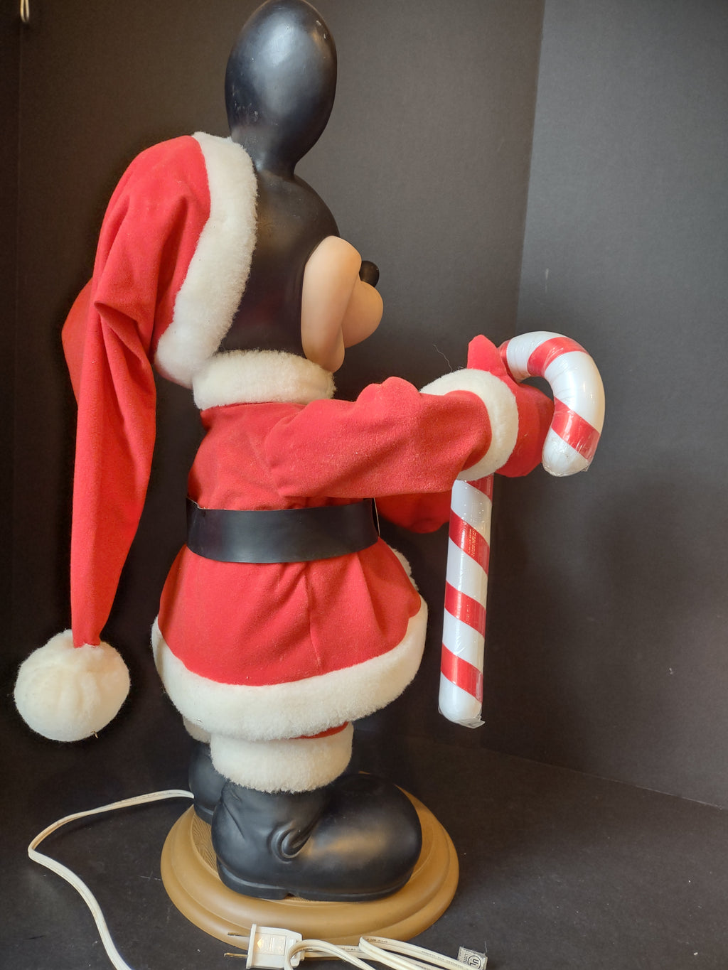 Vintage Santa's Best Christmas Animated Mickey Mouse 26" Disney (lot 1380)