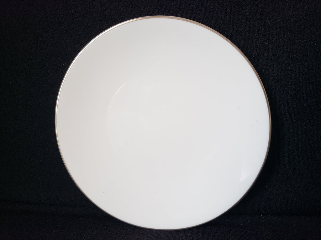 Vintage Royal Worcester White Silver Trim Bread or Dessert Plate 6" (lot 2108)