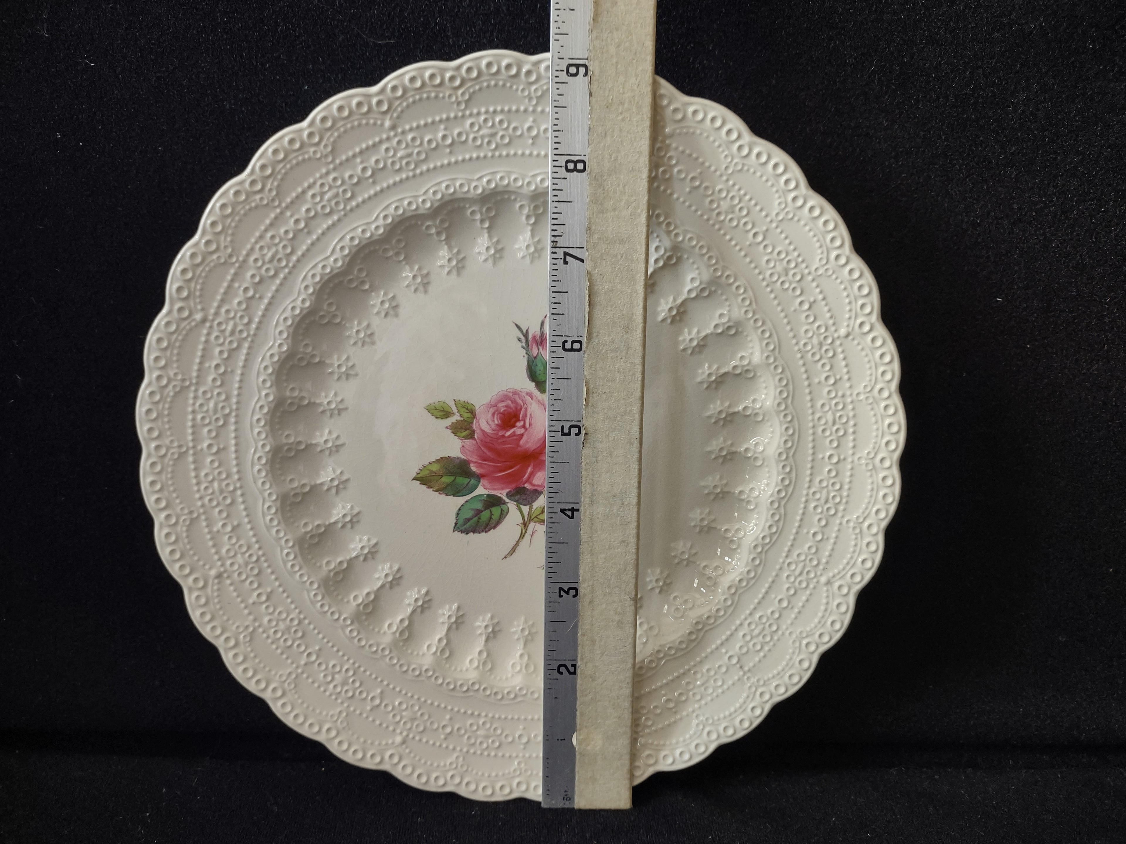 Vintage Spode's Jewel Billingsley Rose Plate Copeland Cottagecore [5849]