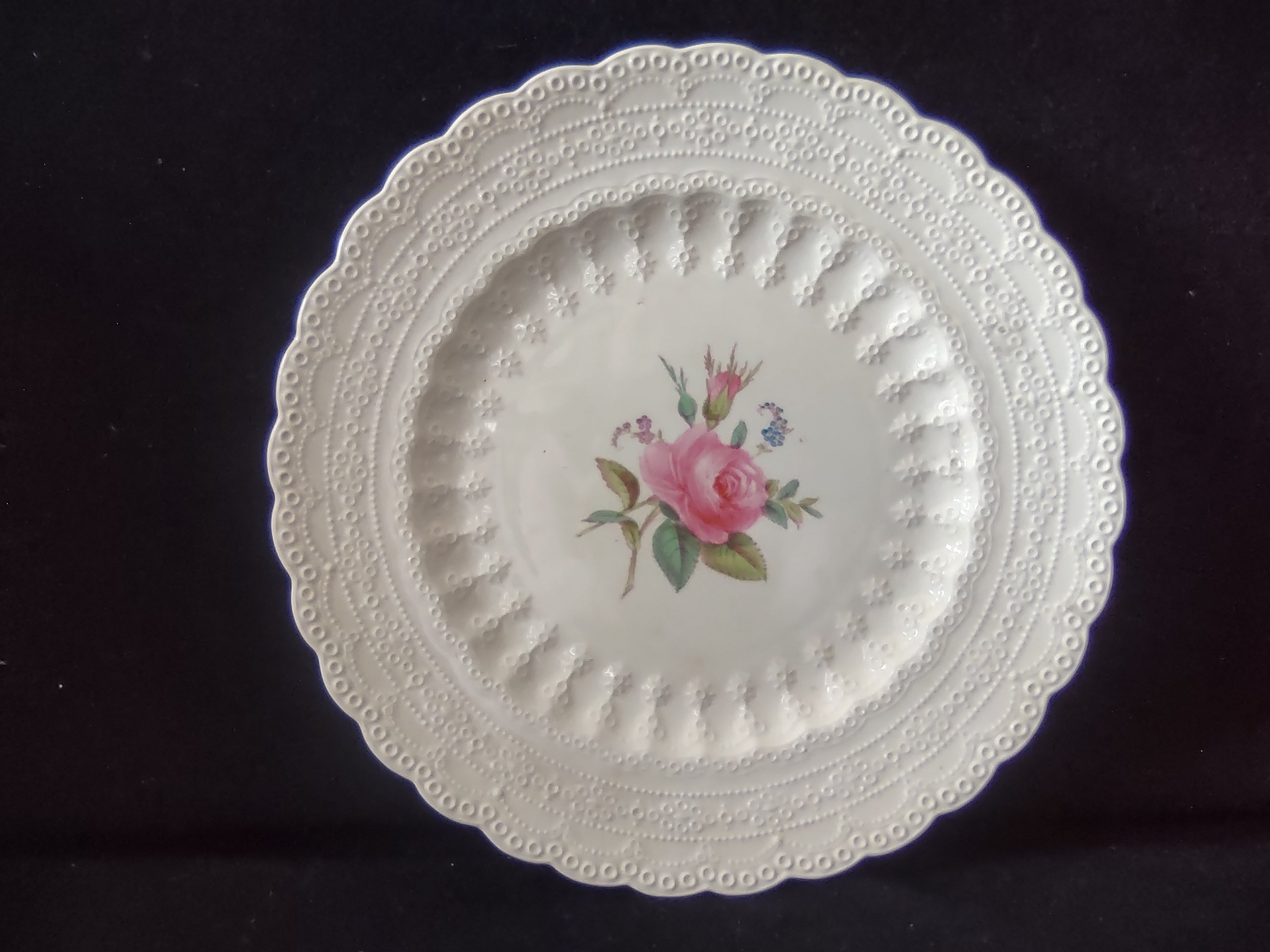 Vintage Spode Jewel Copeland Billingsley Rose Red Stamp Plate [5850]
