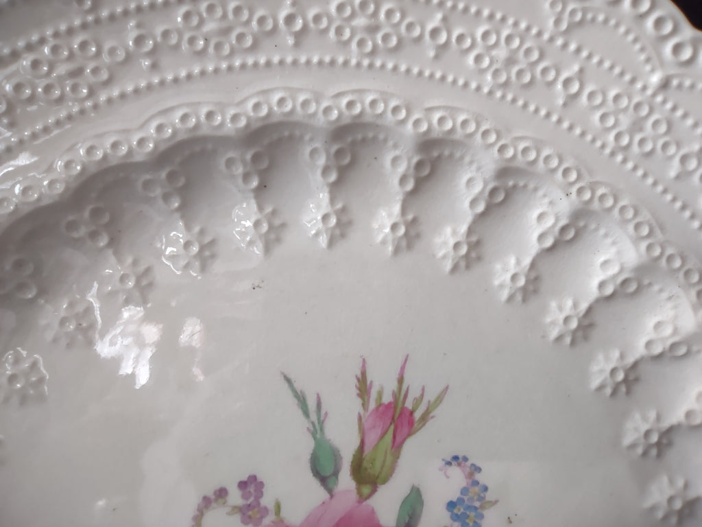 Vintage Spode Jewel Copeland Billingsley Rose Red Stamp Plate [5850]