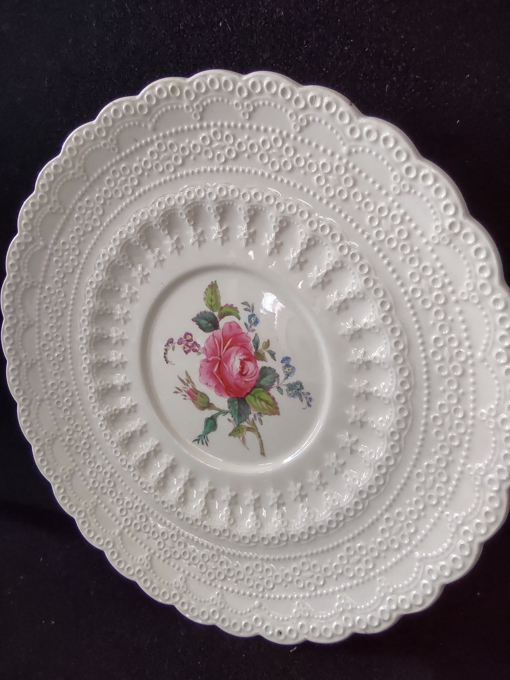 Vintage Spode Copeland Billingsley Rose English Cottagecore Liner [5851]