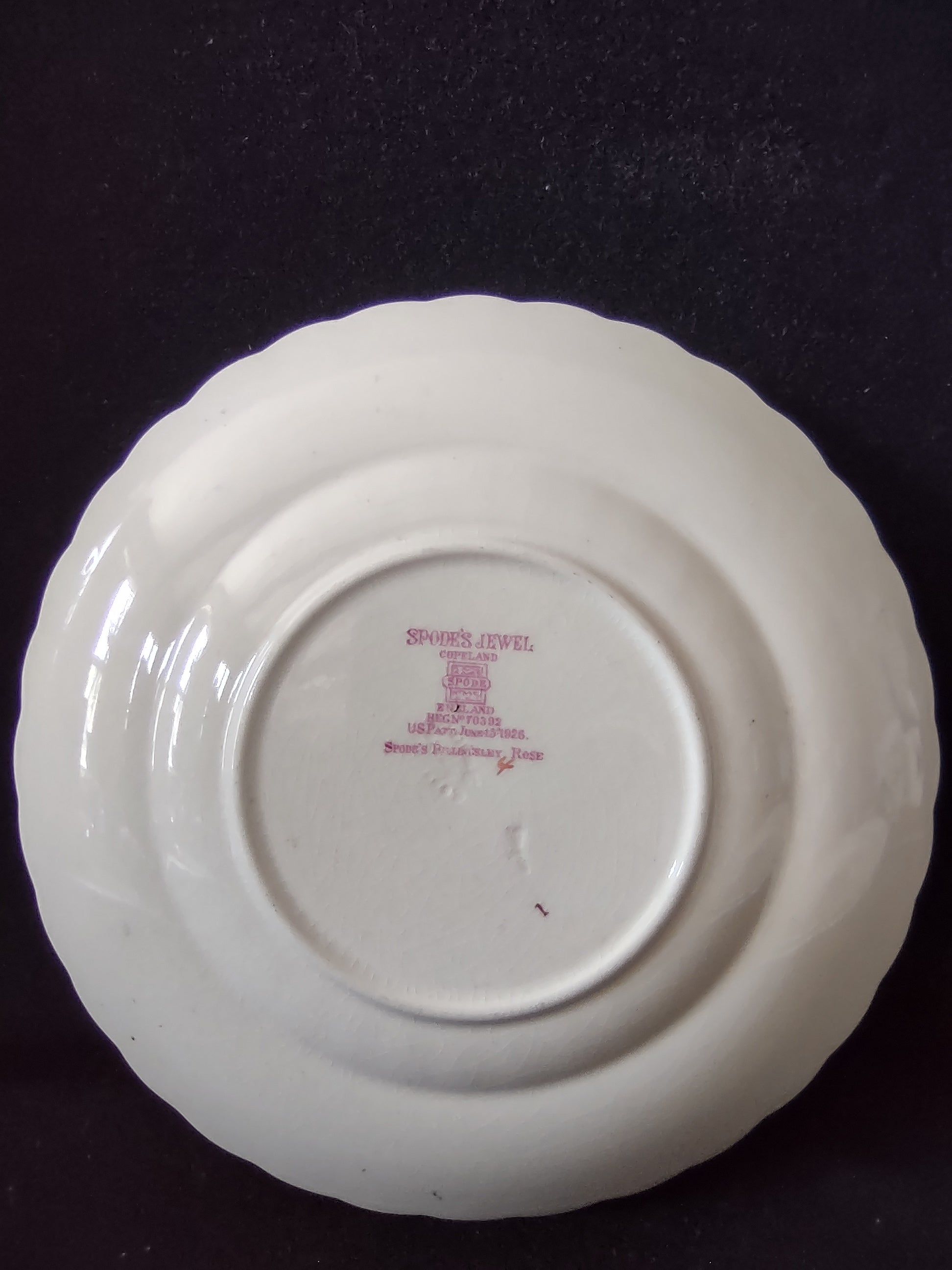 Vintage Spode Copeland Billingsley Rose English Cottagecore Liner [5851]