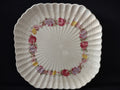 Vintage Copeland Spode Rose Briar Luncheon Plate Basketweave [5860]