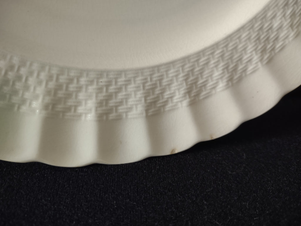 Vintage Copeland Spode Chelsea Wicker Dinner Plate x 2 Cottagecore [5863]