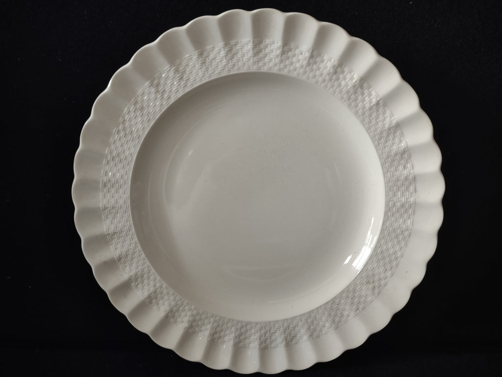 Vintage Copeland Spode Chelsea Wicker Dinner Plate x 2 Cottagecore [5863]