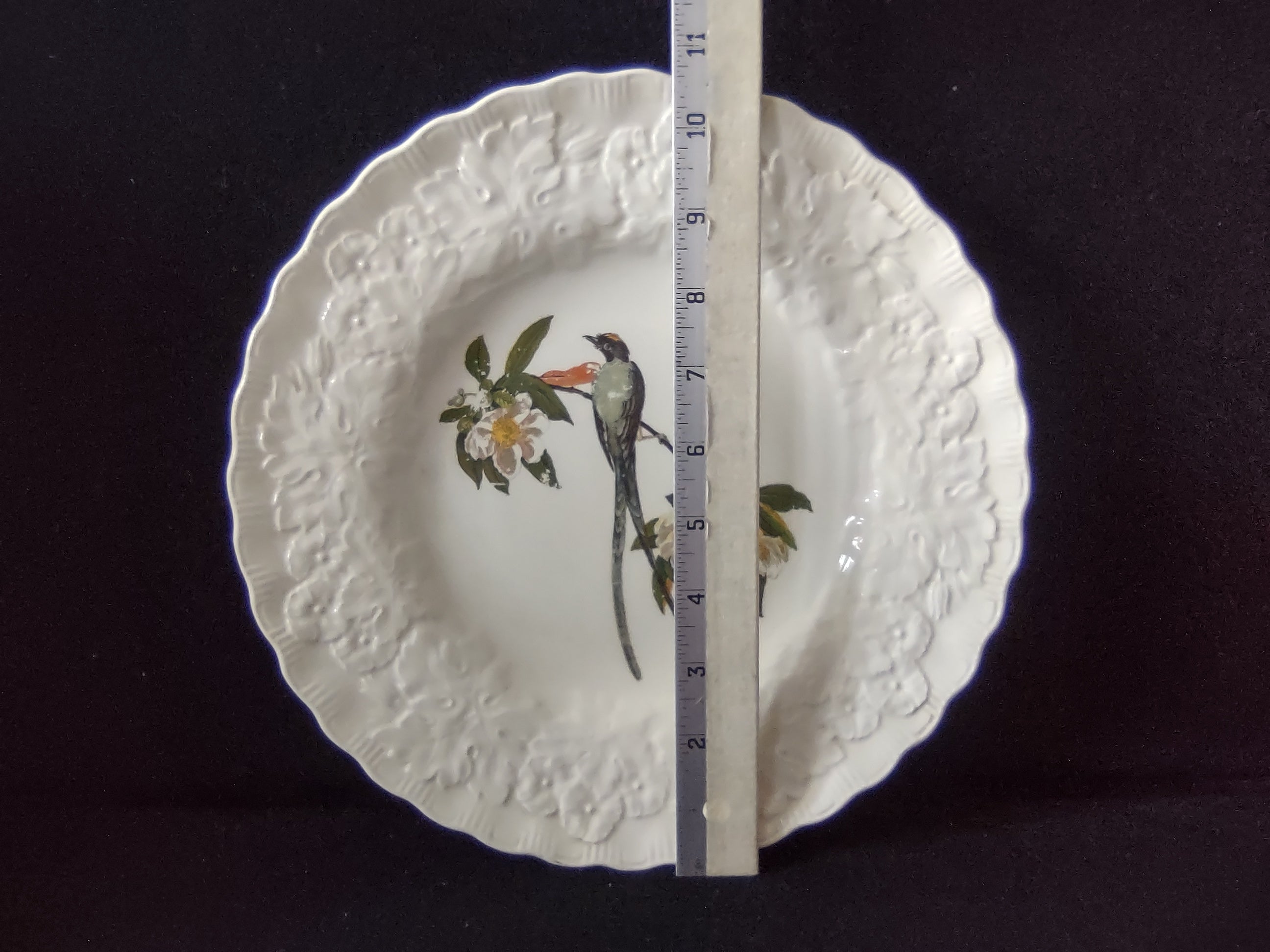 Vintage Alfred Meakin Audubon Fork-Tailed Flycatcher Dinner Plate [5865]