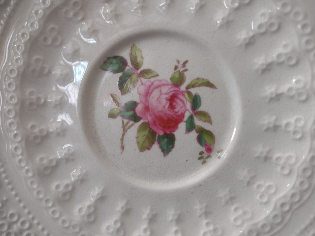 Vintage Spode Billingsley Rose Saucer Jewel Copeland England [5855]