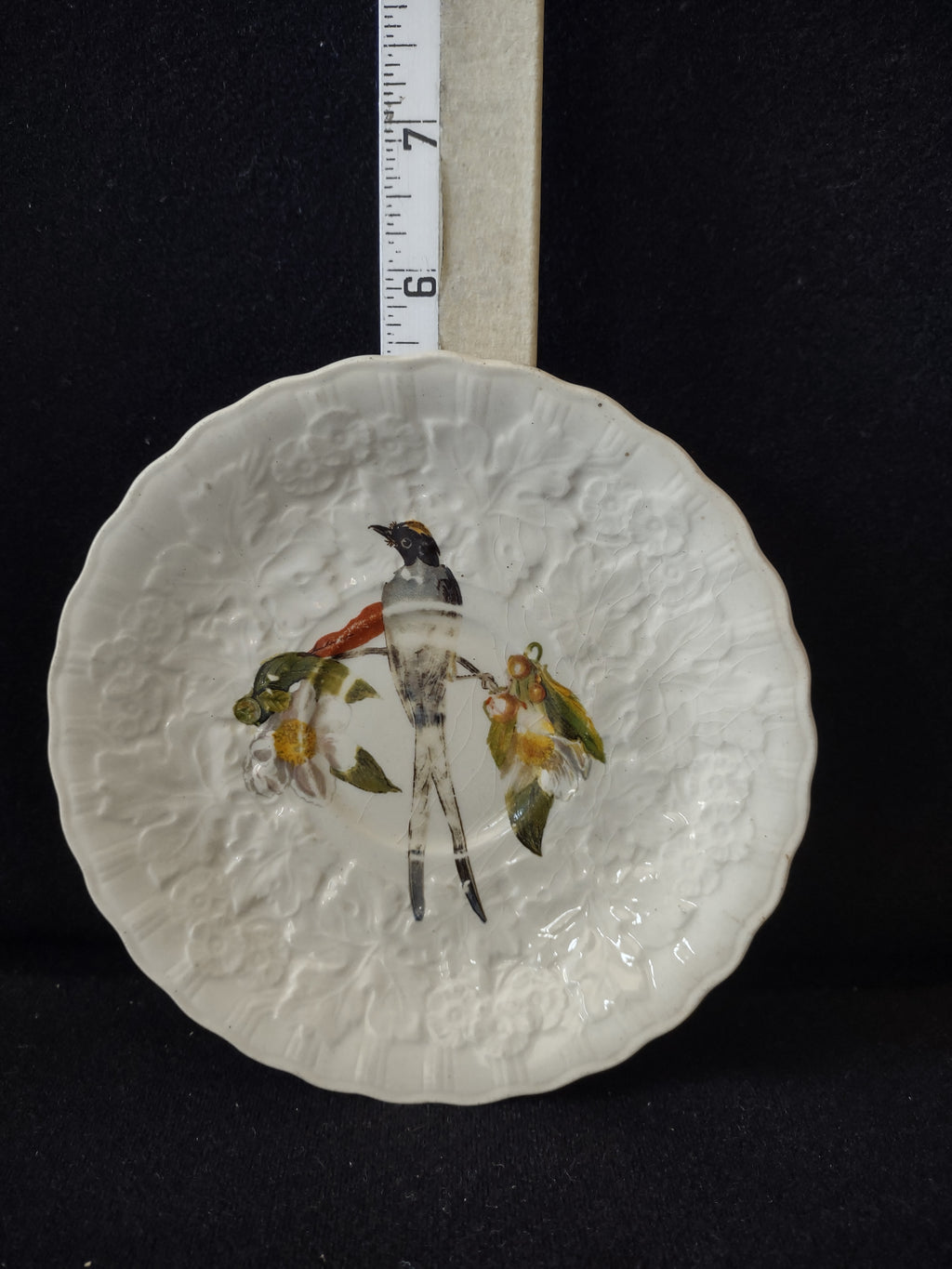 Vintage Meakin England Fork-Tailed Flycatcher Cup Saucer Cottagecore [5873]
