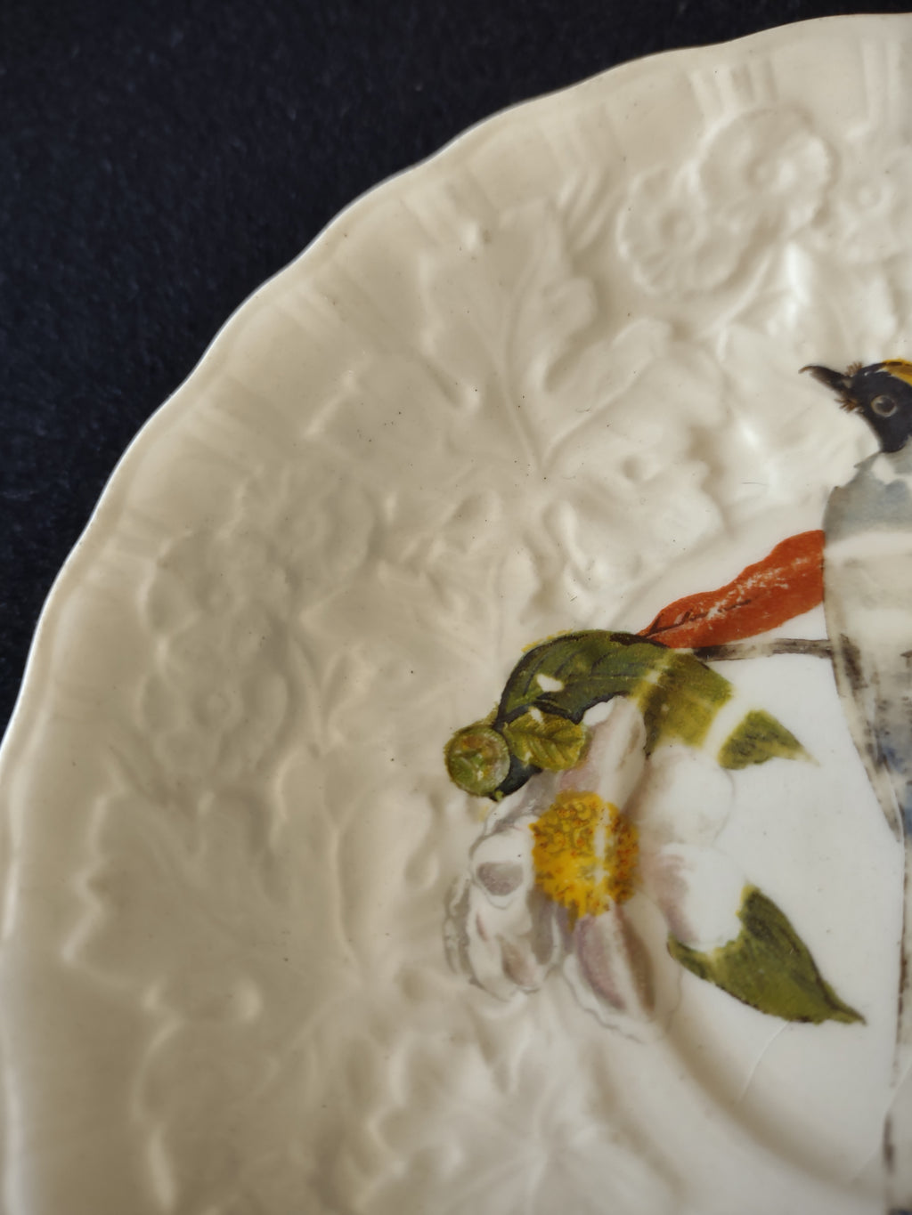 Vintage Meakin England Fork-Tailed Flycatcher Cup Saucer Cottagecore [5873]