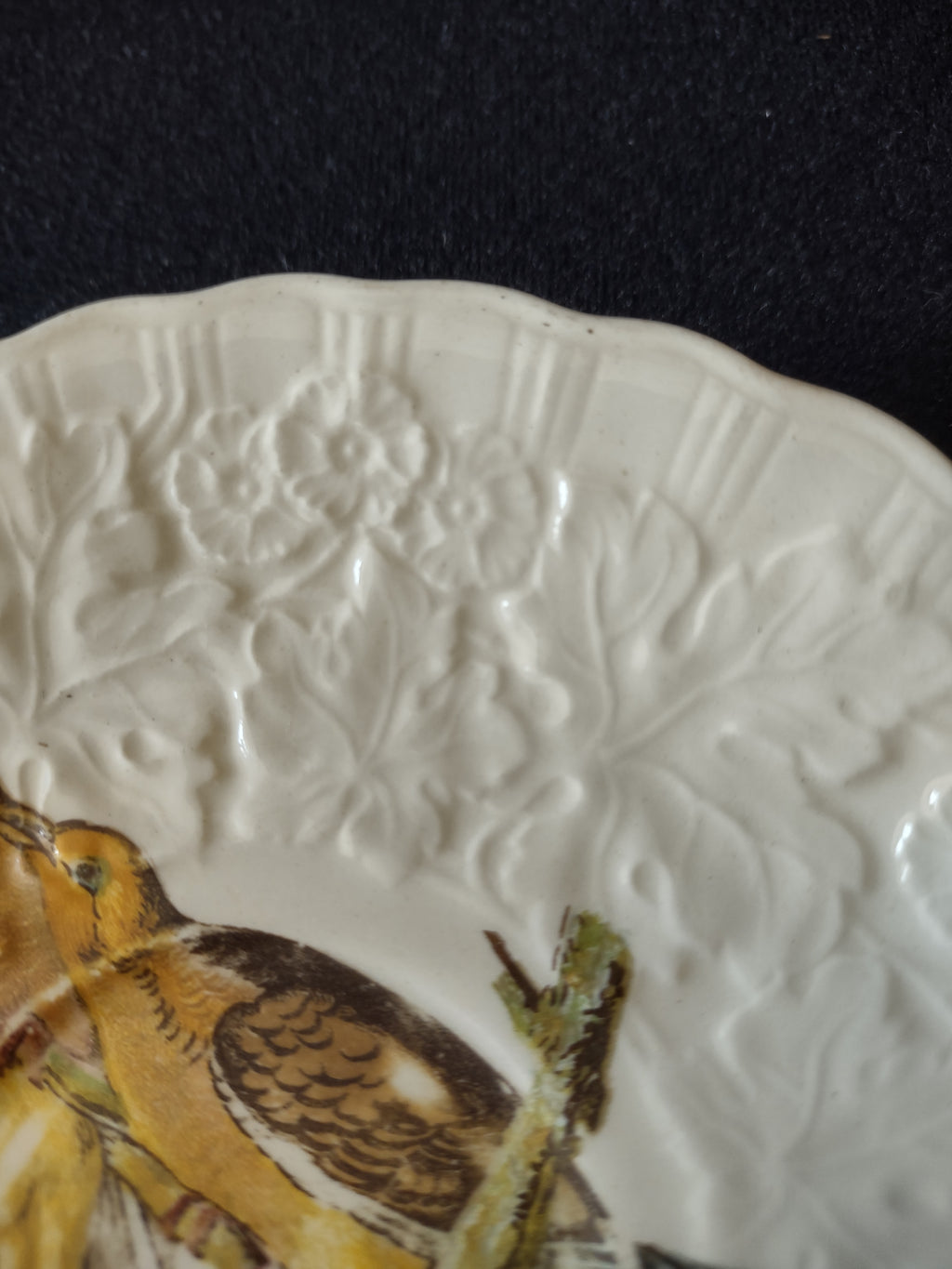 Vintage Alfred Meakin Audubon Birds of America Carolina Turtle Dove Saucer [5880]