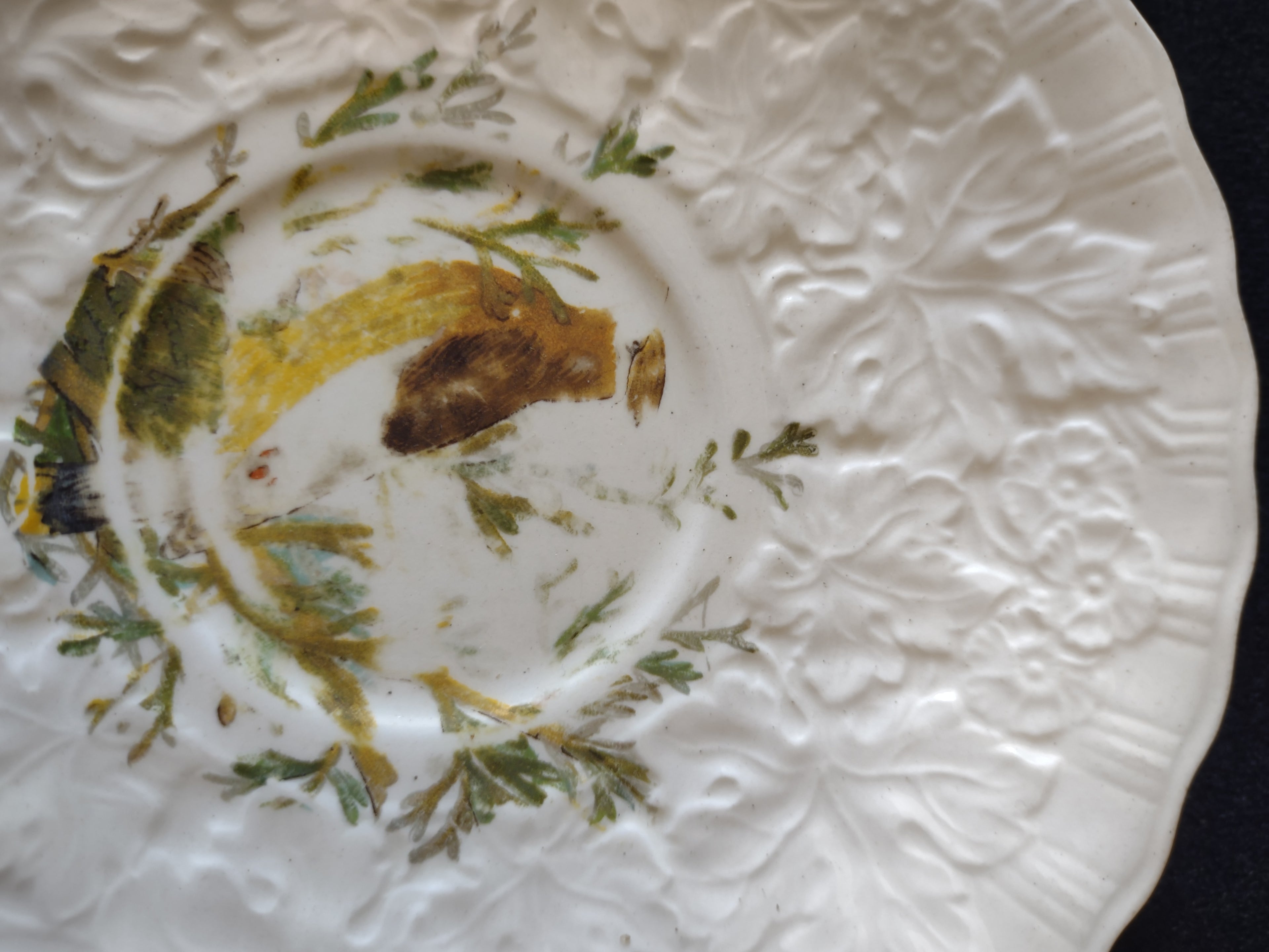Vintage Alfred Meakin Audubon Cedar Bird Saucer England Cottagecore [5881]