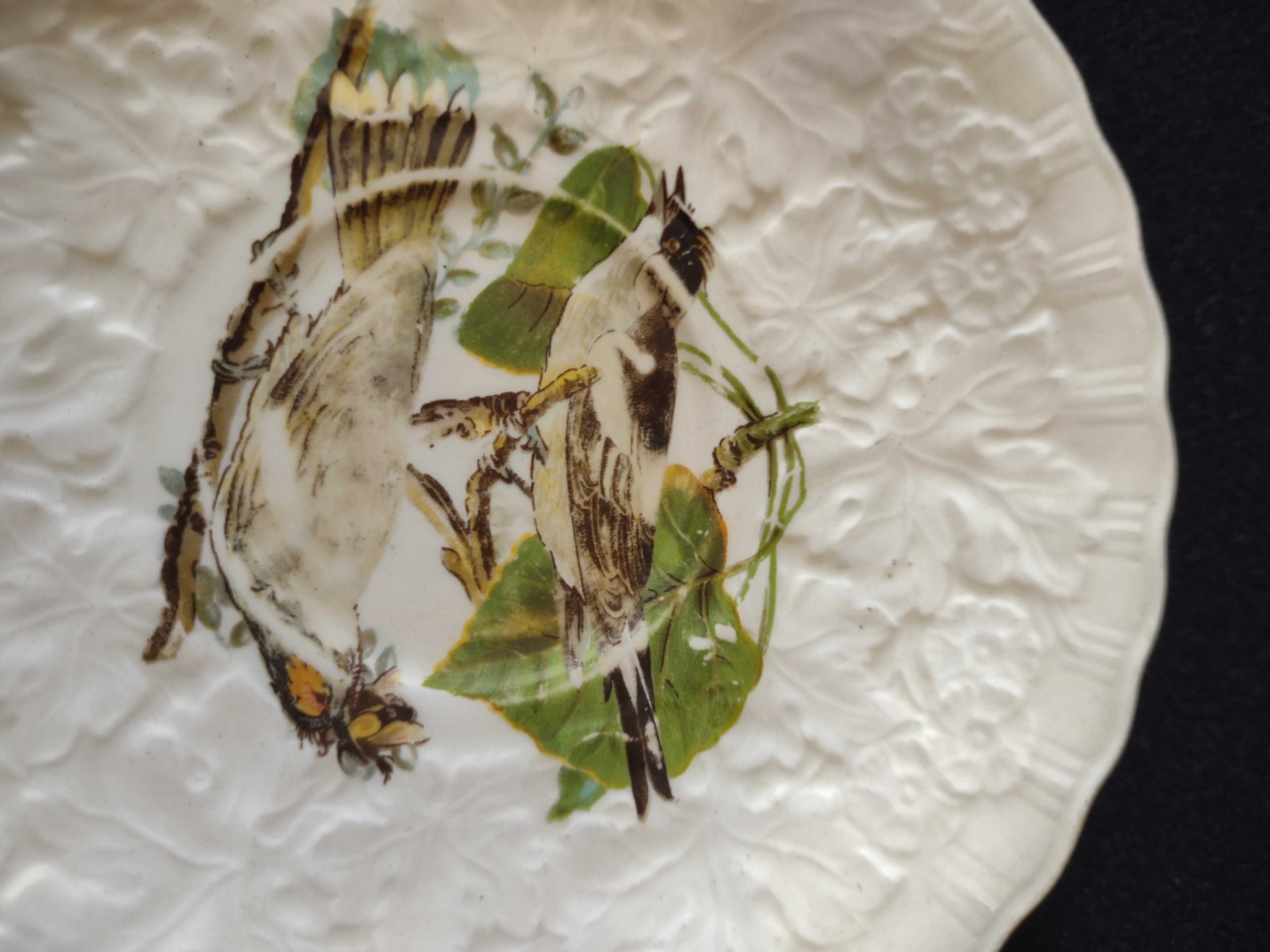 Vintage Alfred Meakin Kingbird Audubon Saucer England Cottagecore [5883]