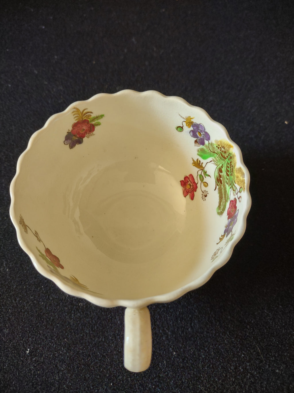 Vintage Copeland Spode Wicker Lane Cup & Saucer Set England Cottagecore [5888]