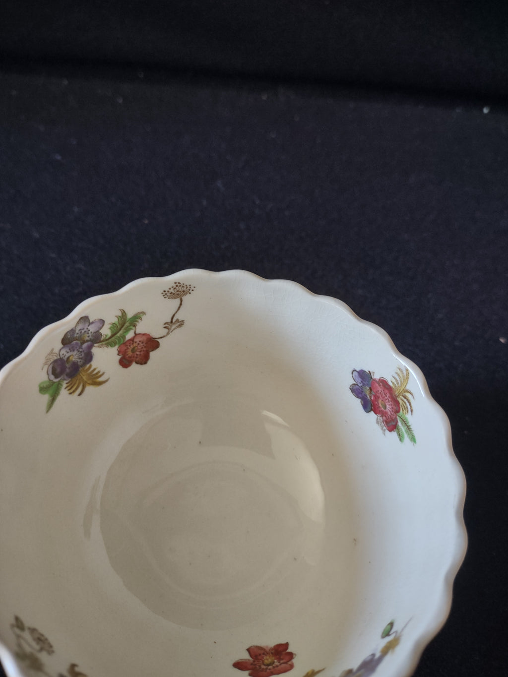 Vintage Copeland Spode Wicker Lane Cup & Saucer Set England Cottagecore [5888]