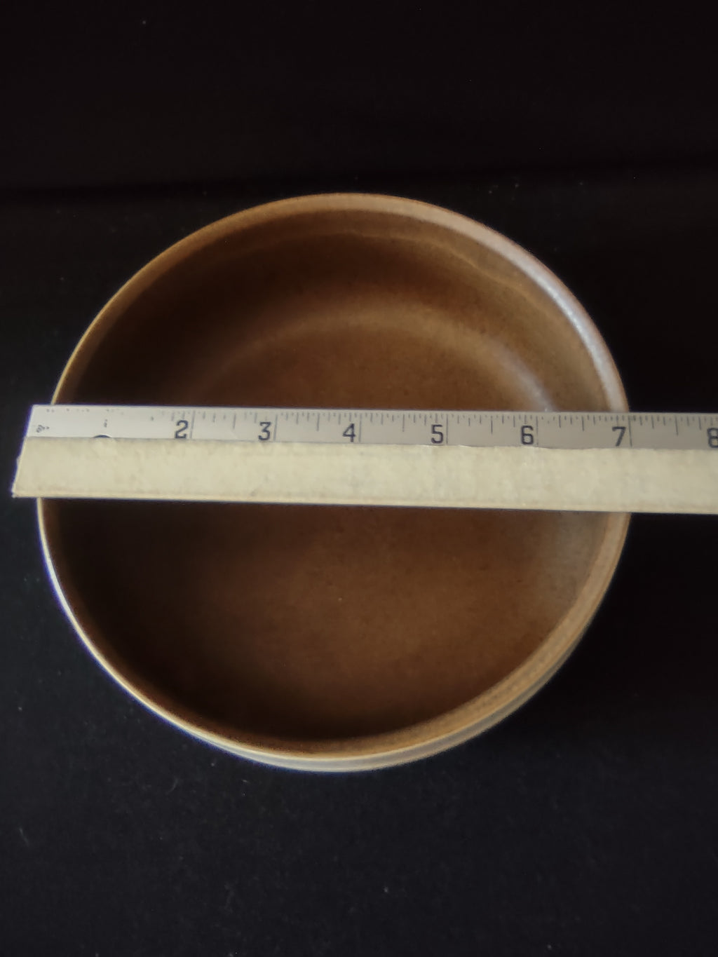 Vintage Denby Stoneware Bowl Brown Glaze Earthtone Cottagecore England [5892]