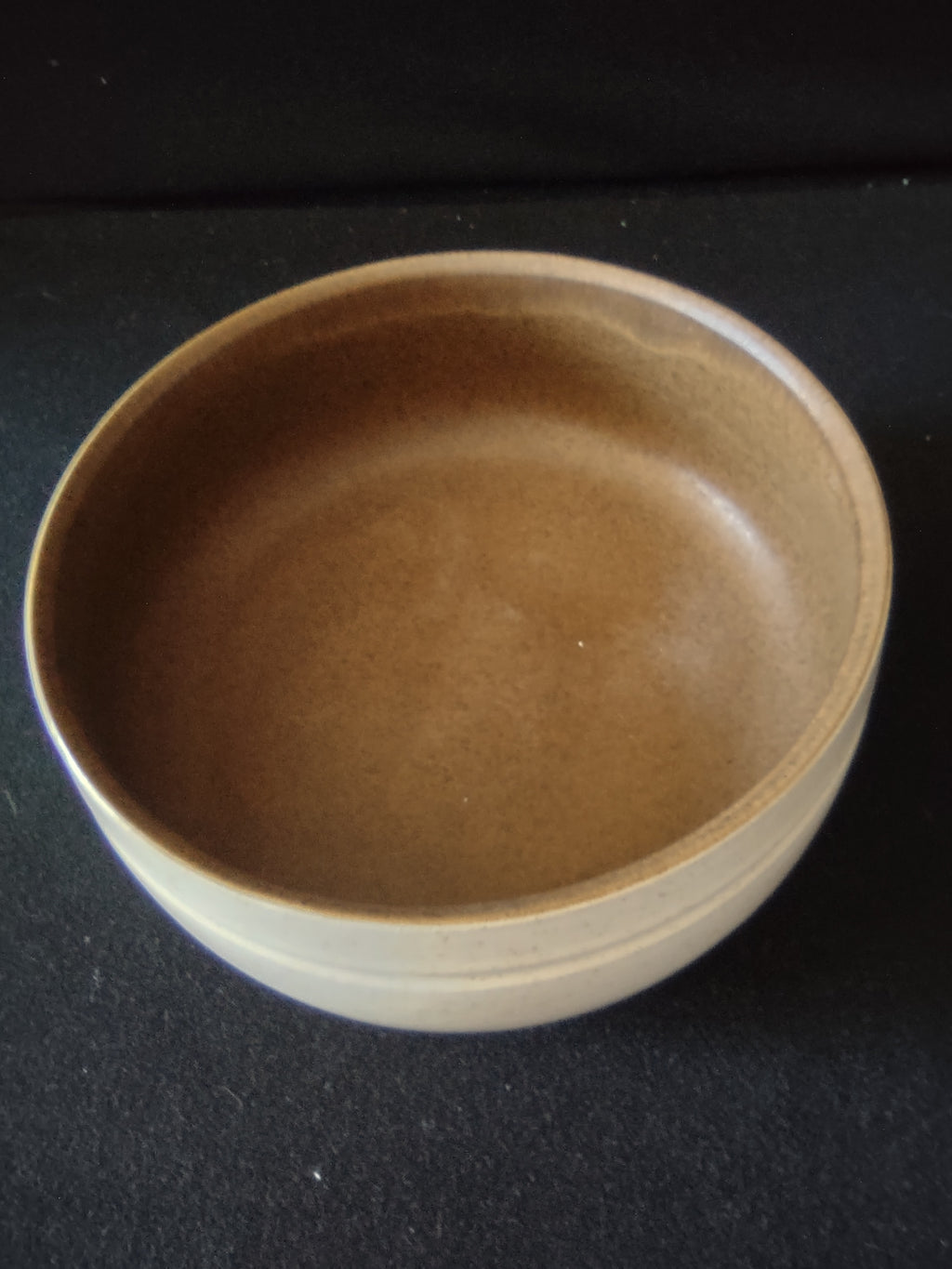 Vintage Denby Stoneware Bowl Brown Glaze Earthtone Cottagecore England [5892]
