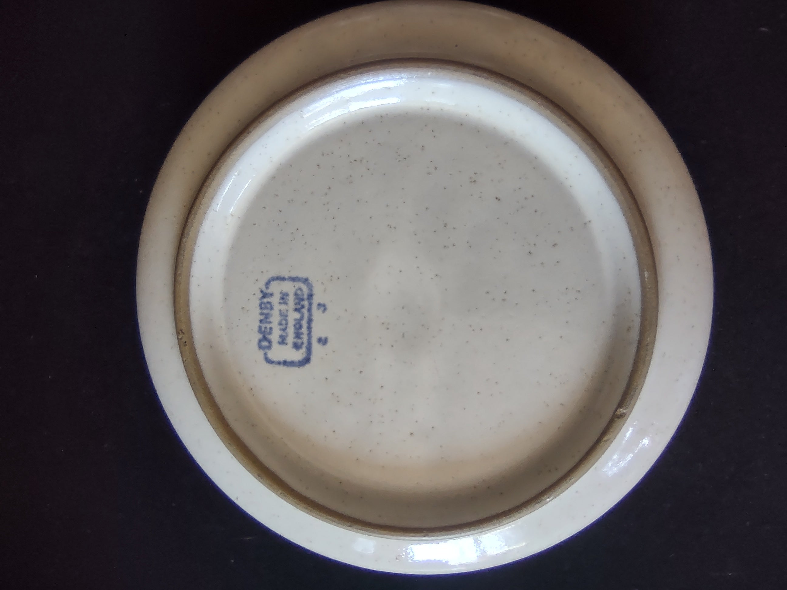 Vintage Denby Stoneware Bowl Brown Glaze Earthtone Cottagecore England [5892]