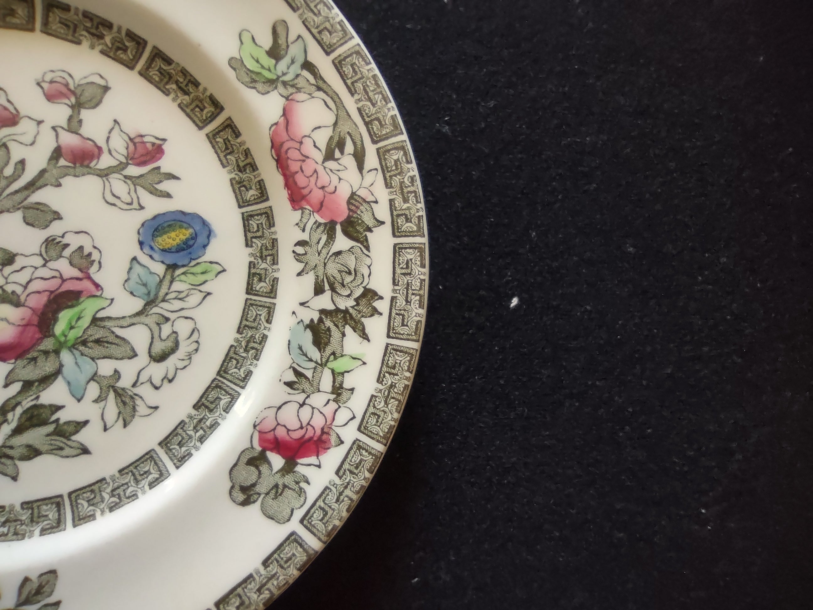 Vintage Johnson Bros Indian Tree Bread Butter Plate Ironstone England [5895]