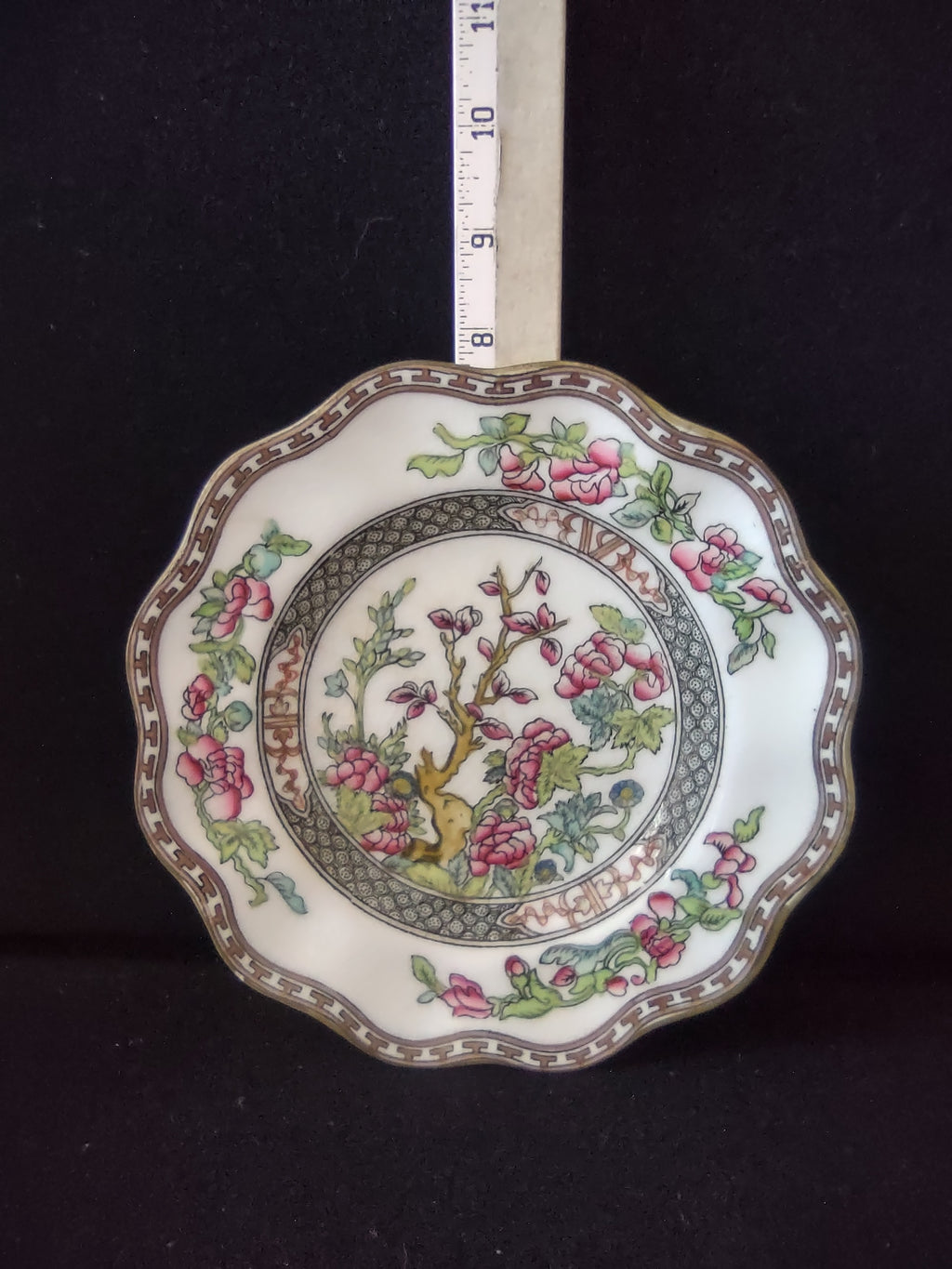 Vintage Coalport Scalloped Floral Dessert Plate England Cottagecore [5896]