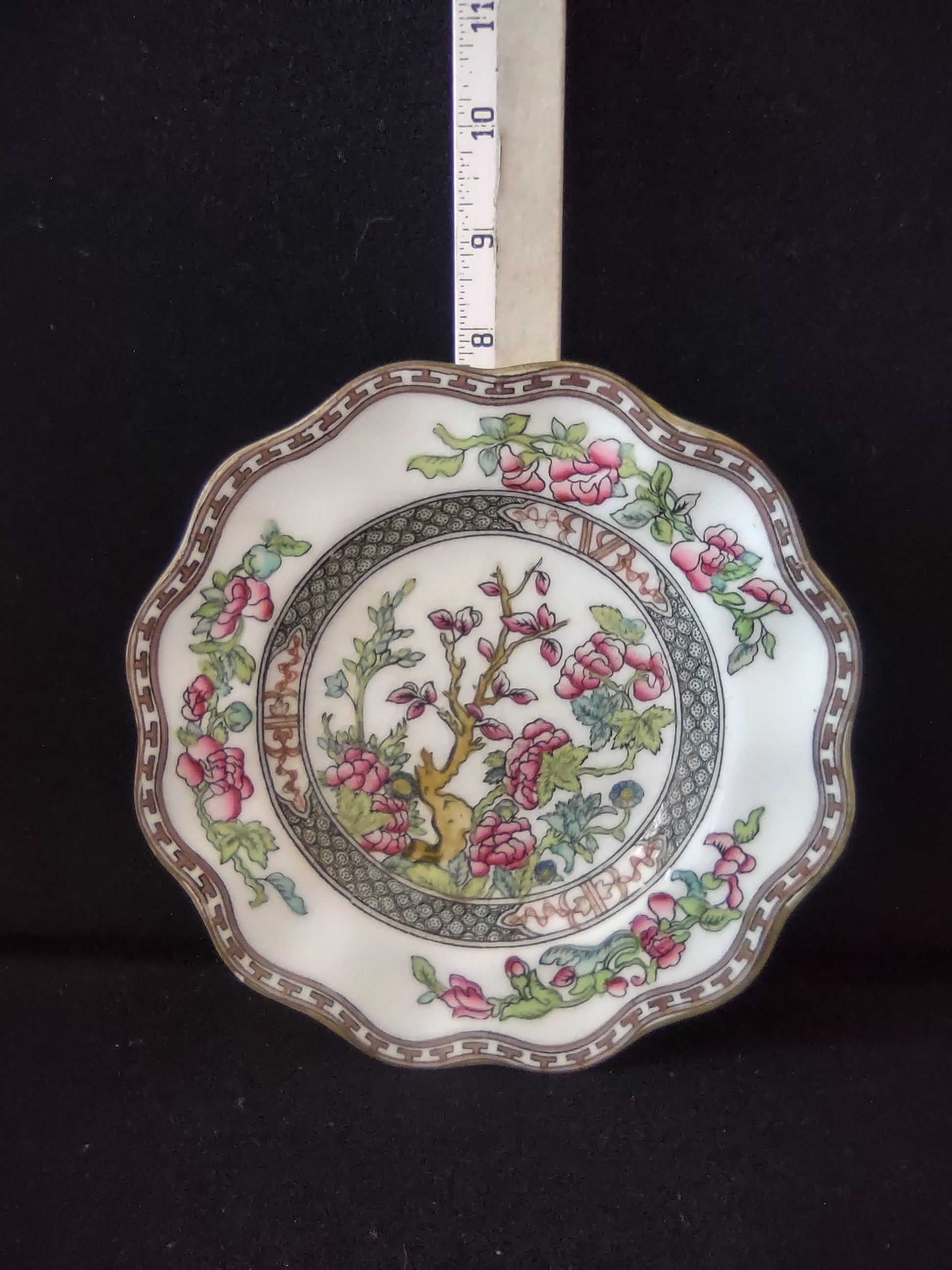 Vintage Coalport Scalloped Floral Dessert Plate England Cottagecore [5896]