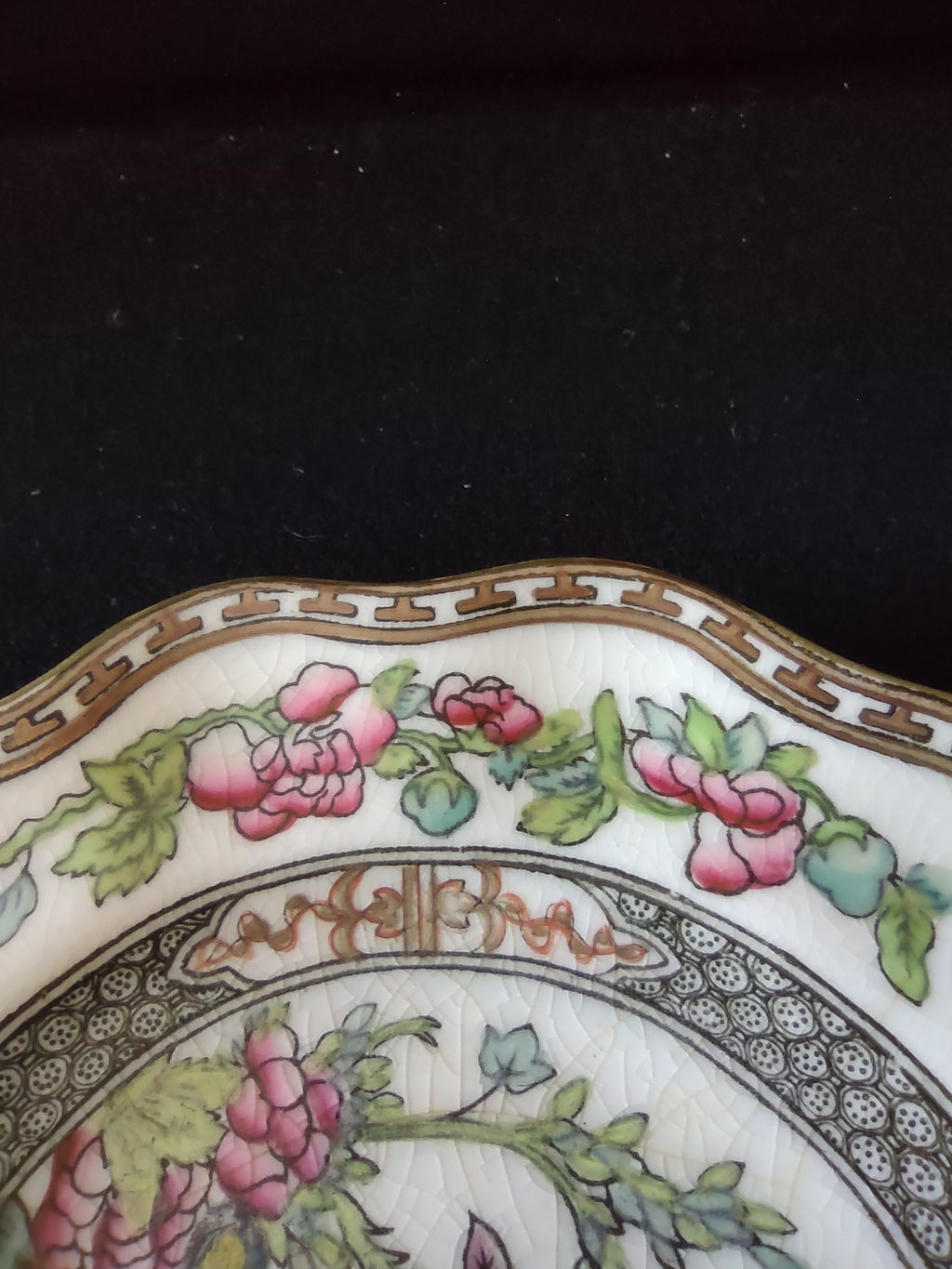 Vintage Coalport Scalloped Floral Dessert Plate England Cottagecore [5896]