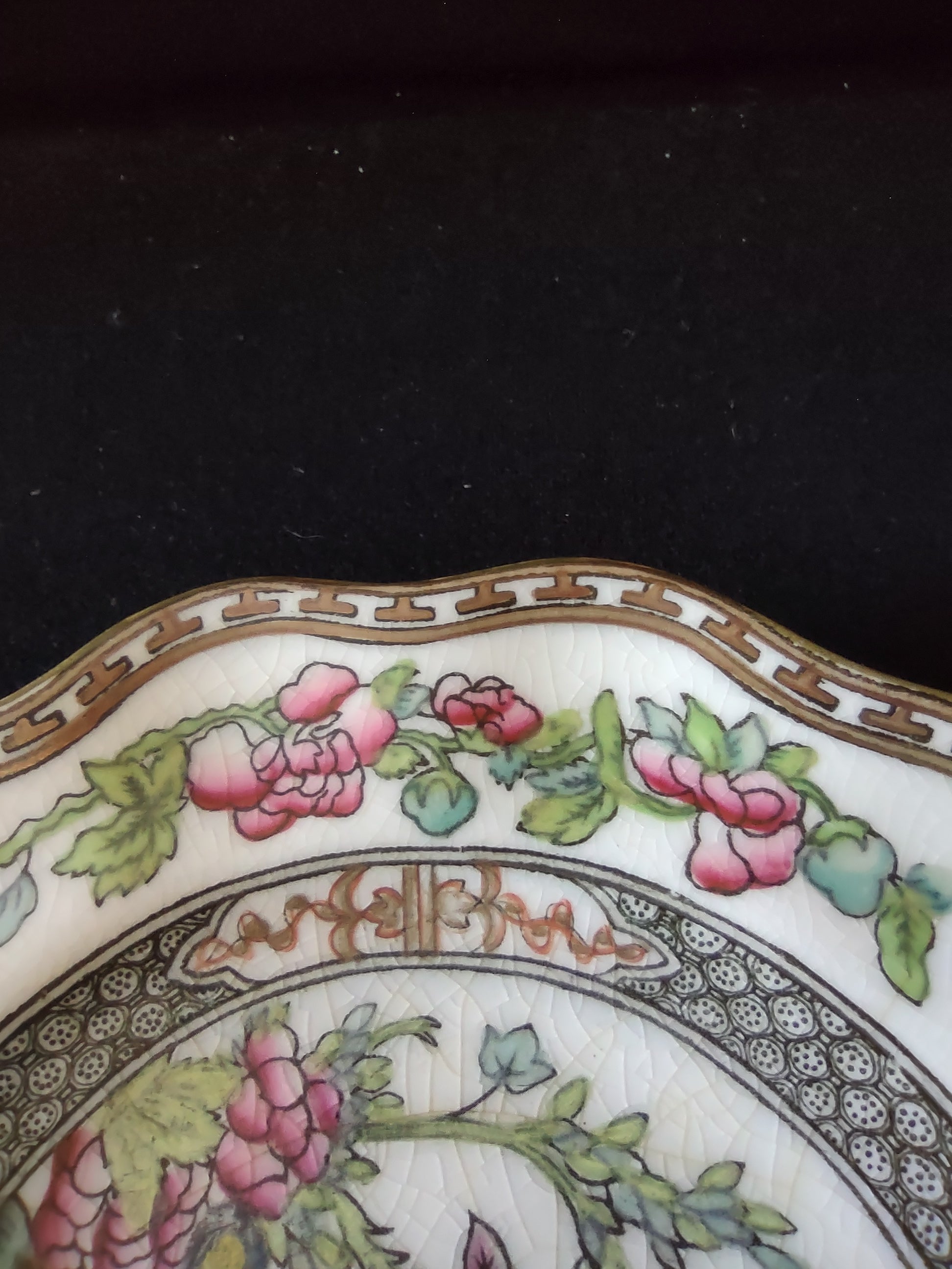 Vintage Coalport Scalloped Floral Dessert Plate England Cottagecore [5896]