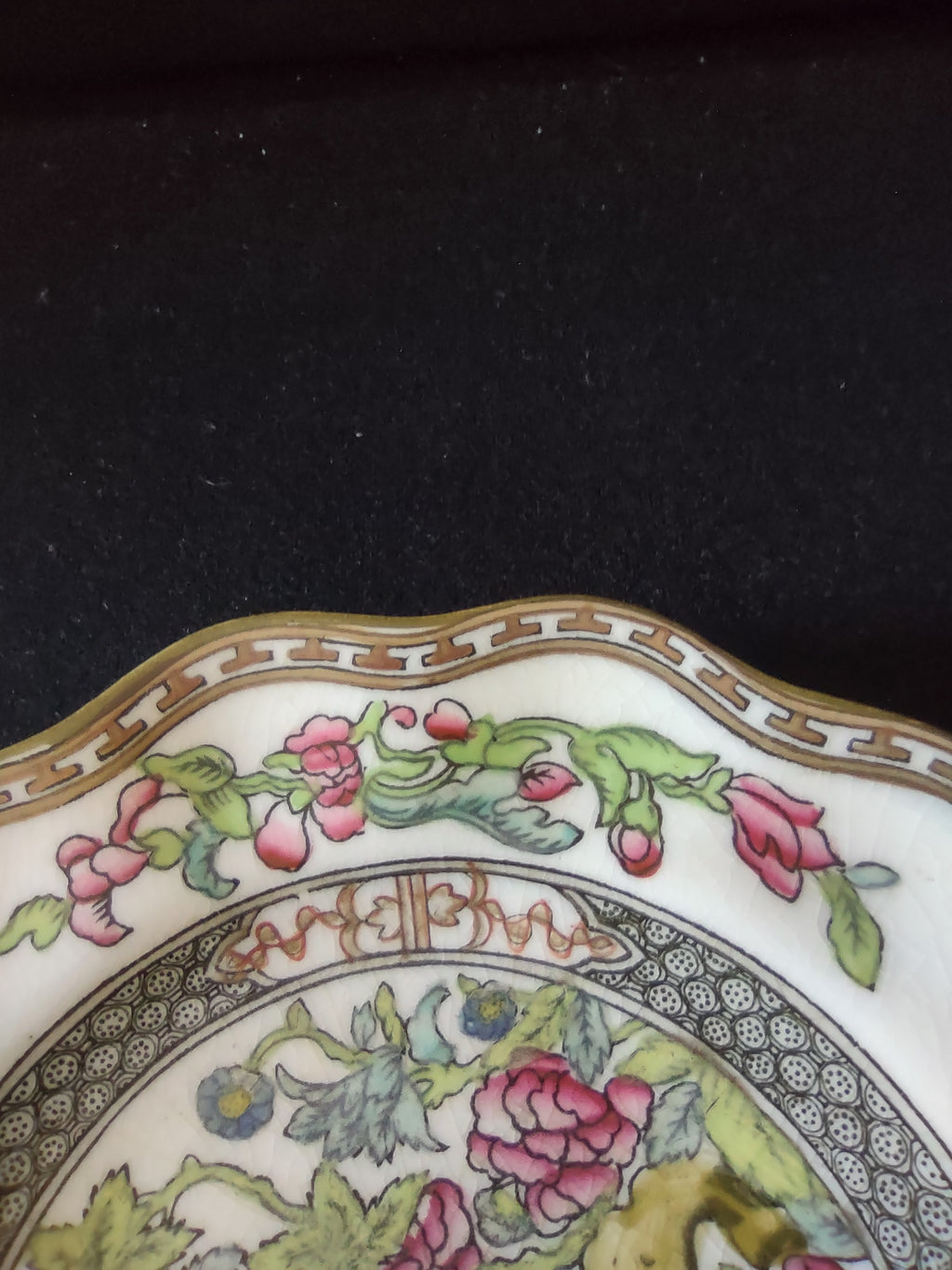 Vintage Coalport Scalloped Floral Dessert Plate England Cottagecore [5896]