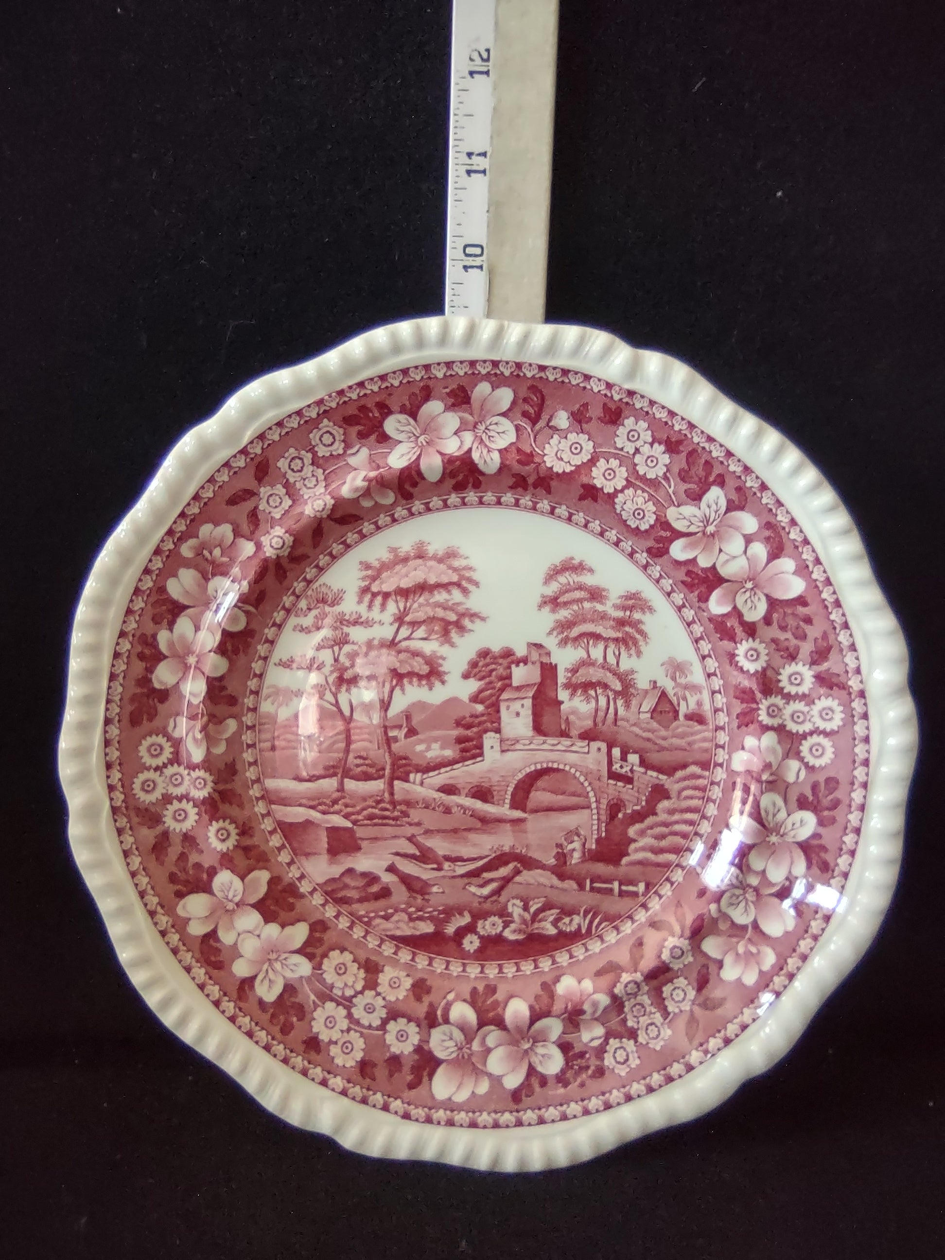 Vintage Copeland Spode's Tower Dinner Plate Ironstone England Cottagecore [5902]