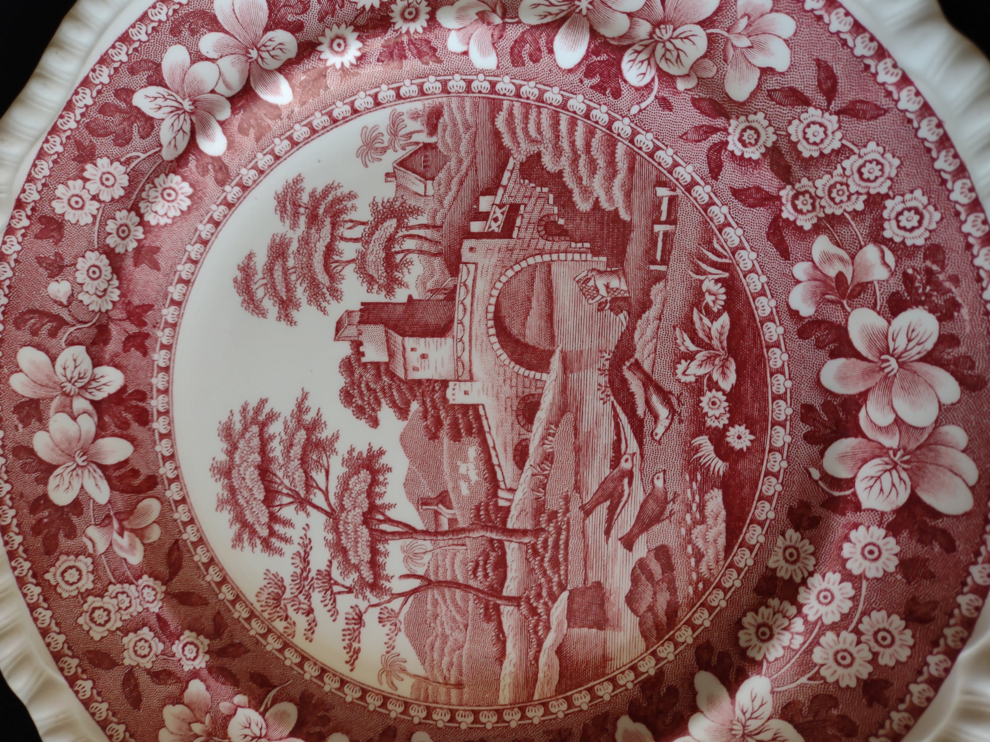 Vintage Copeland Spode's Tower Dinner Plate Ironstone England Cottagecore [5902]