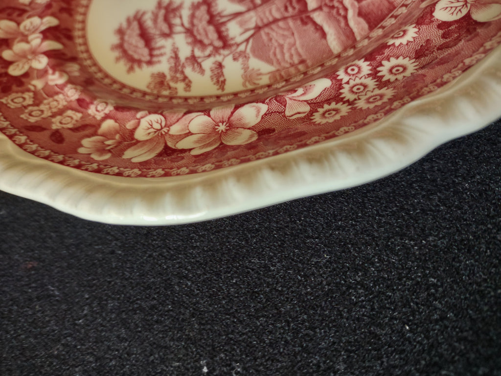 Vintage Copeland Spode's Tower Dinner Plate Ironstone England Cottagecore [5902]