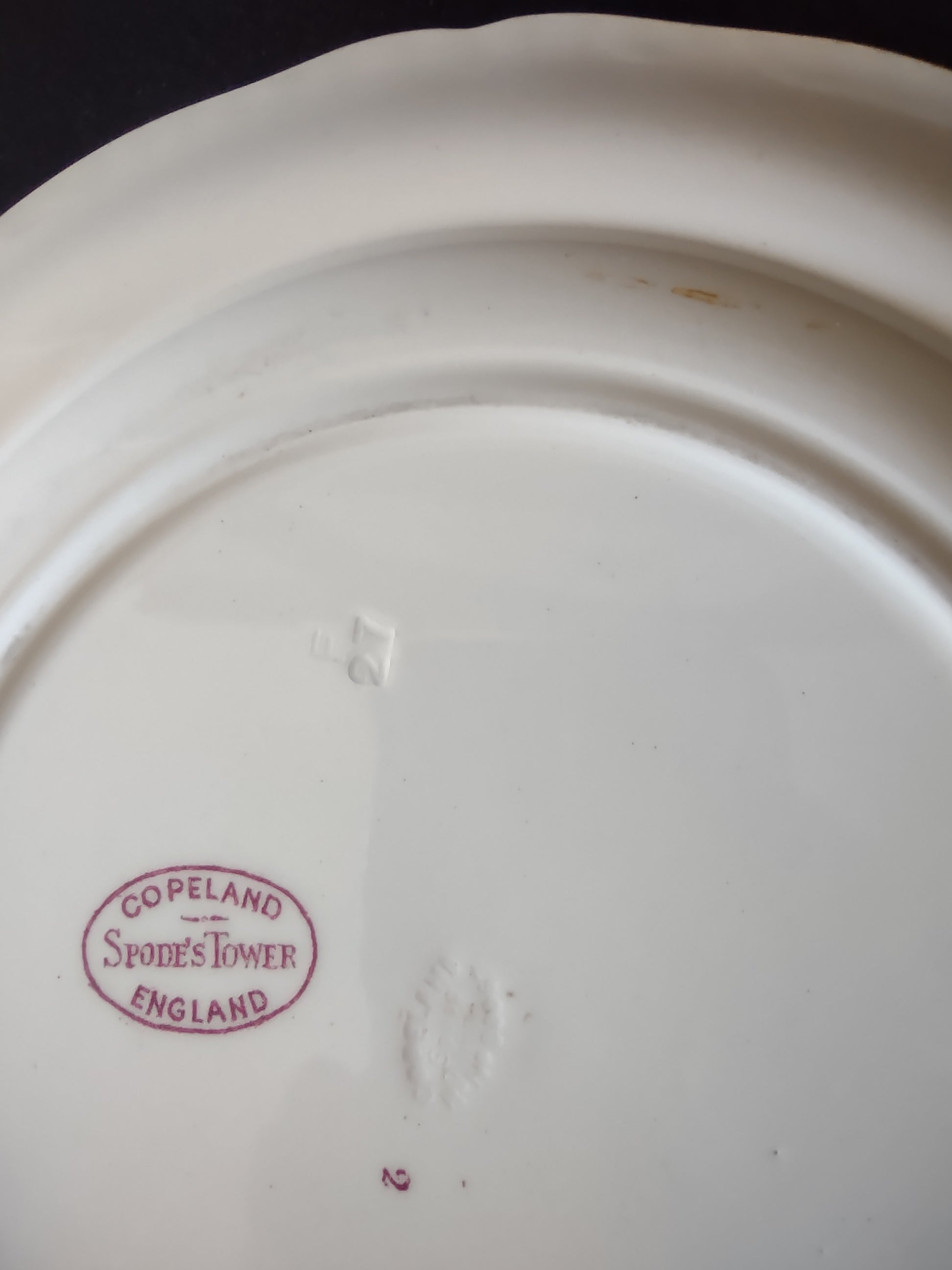 Vintage Copeland Spode's Tower Dinner Plate Ironstone England Cottagecore [5902]